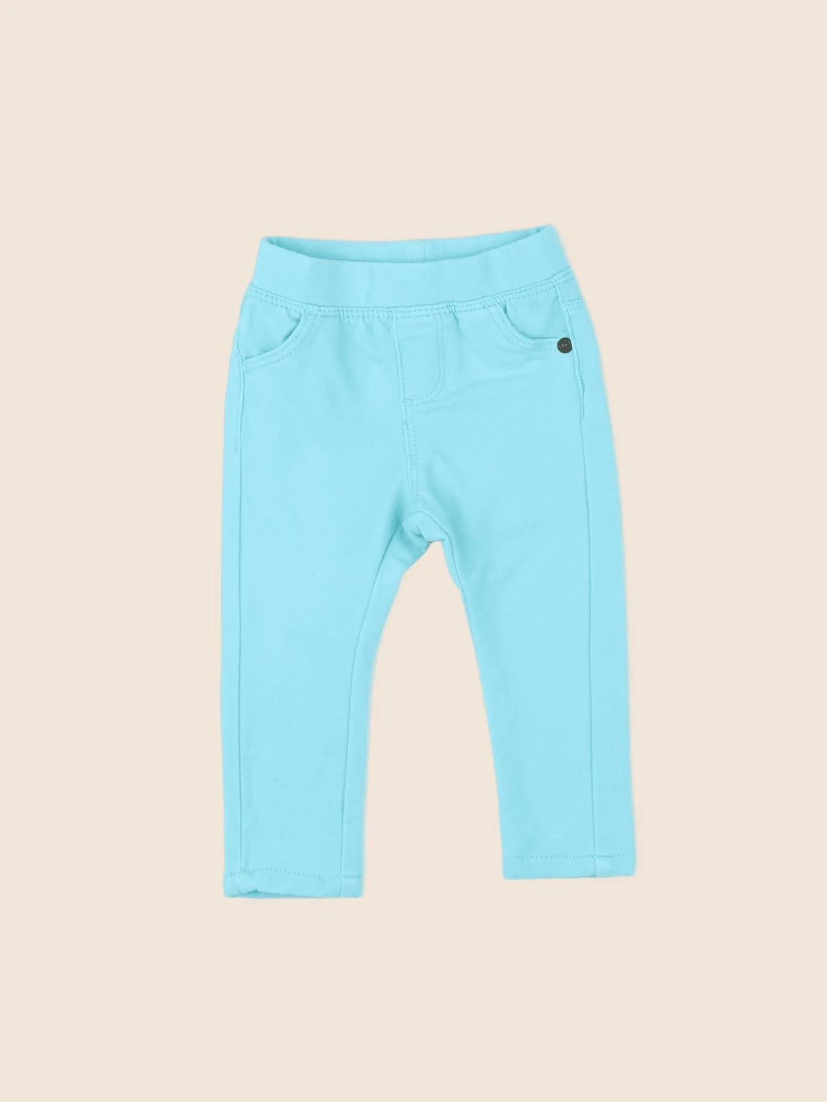 Vertbaudet - jegging bleu - 6 mois