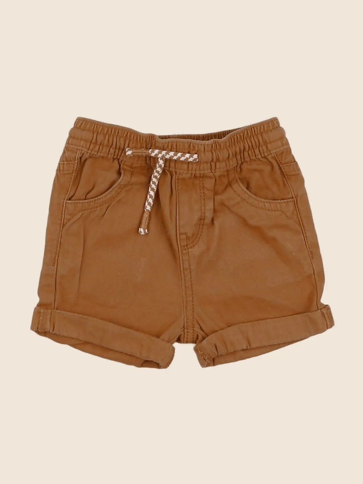 Vertbaudet - short marron - 6 mois