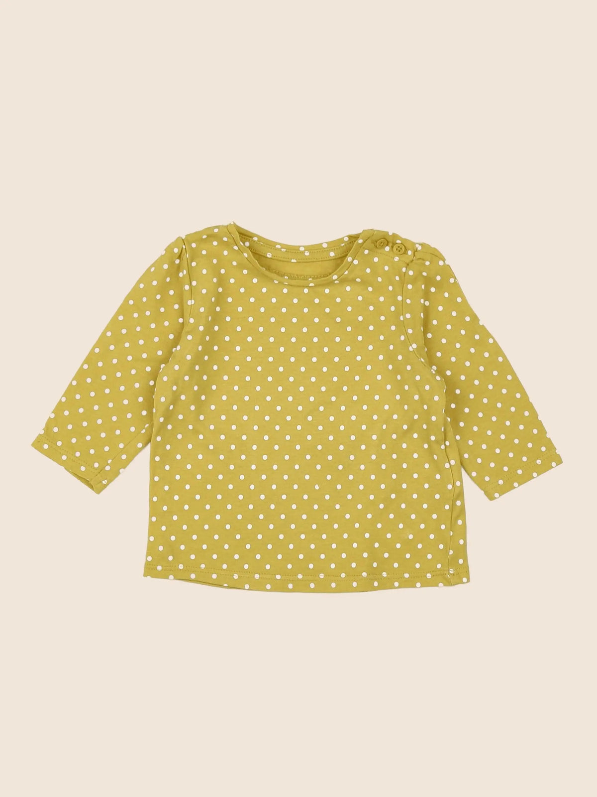 Vertbaudet - tee-shirt jaune - 3 mois