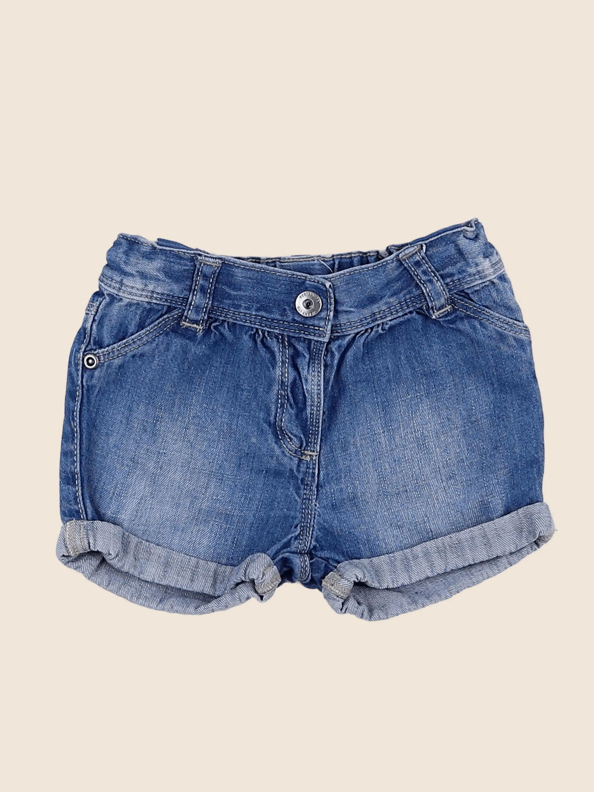 Vertbaudet - short bleu - 12 mois