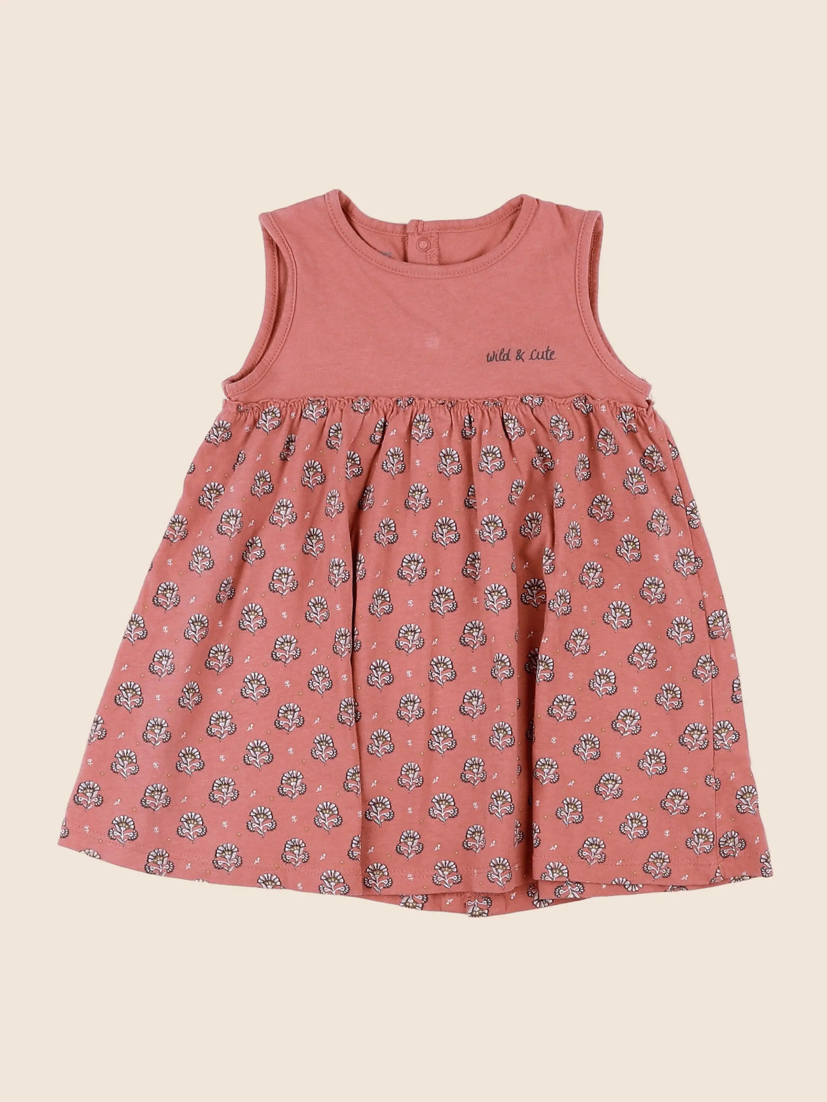 Vertbaudet - robe rose - 12 mois