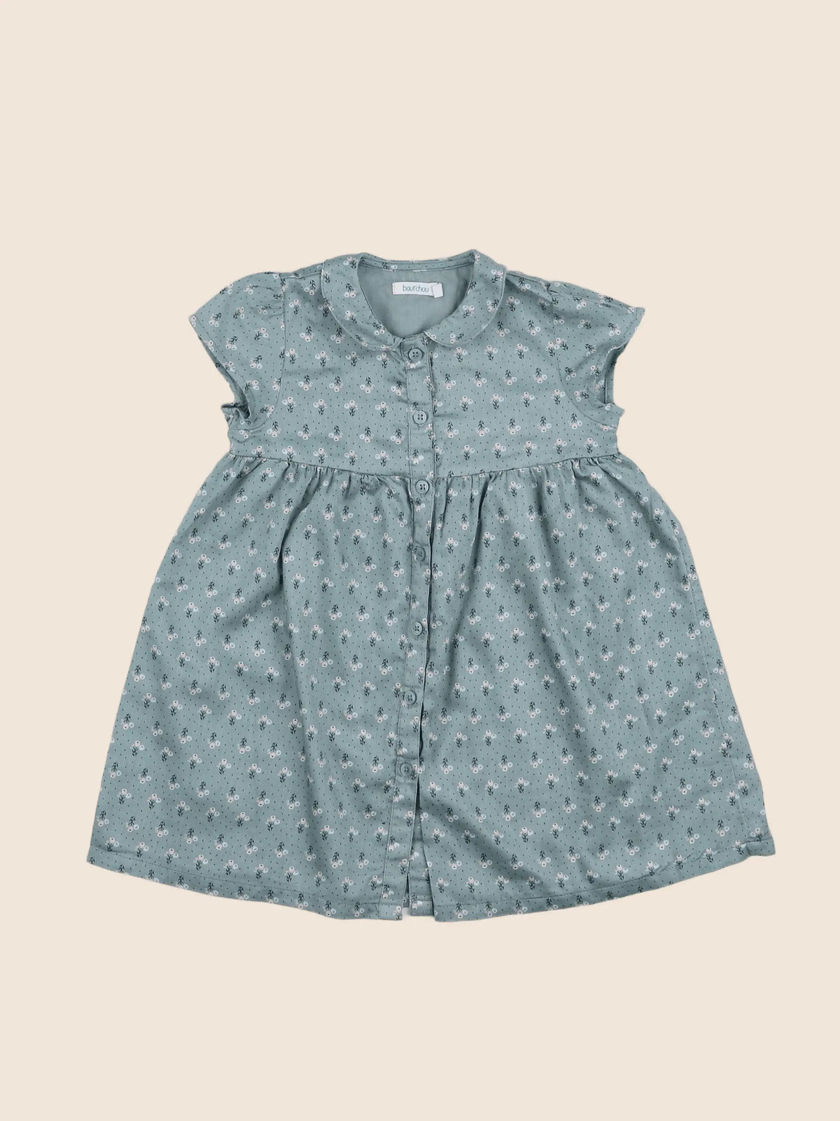 Boutchou - robe bleu - 12 mois