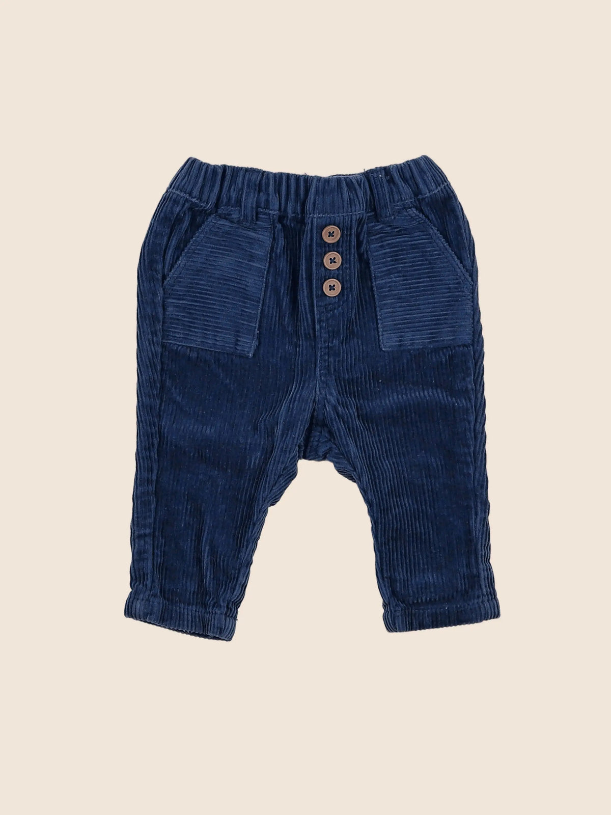 Vertbaudet - pantalon bleu - 3 mois