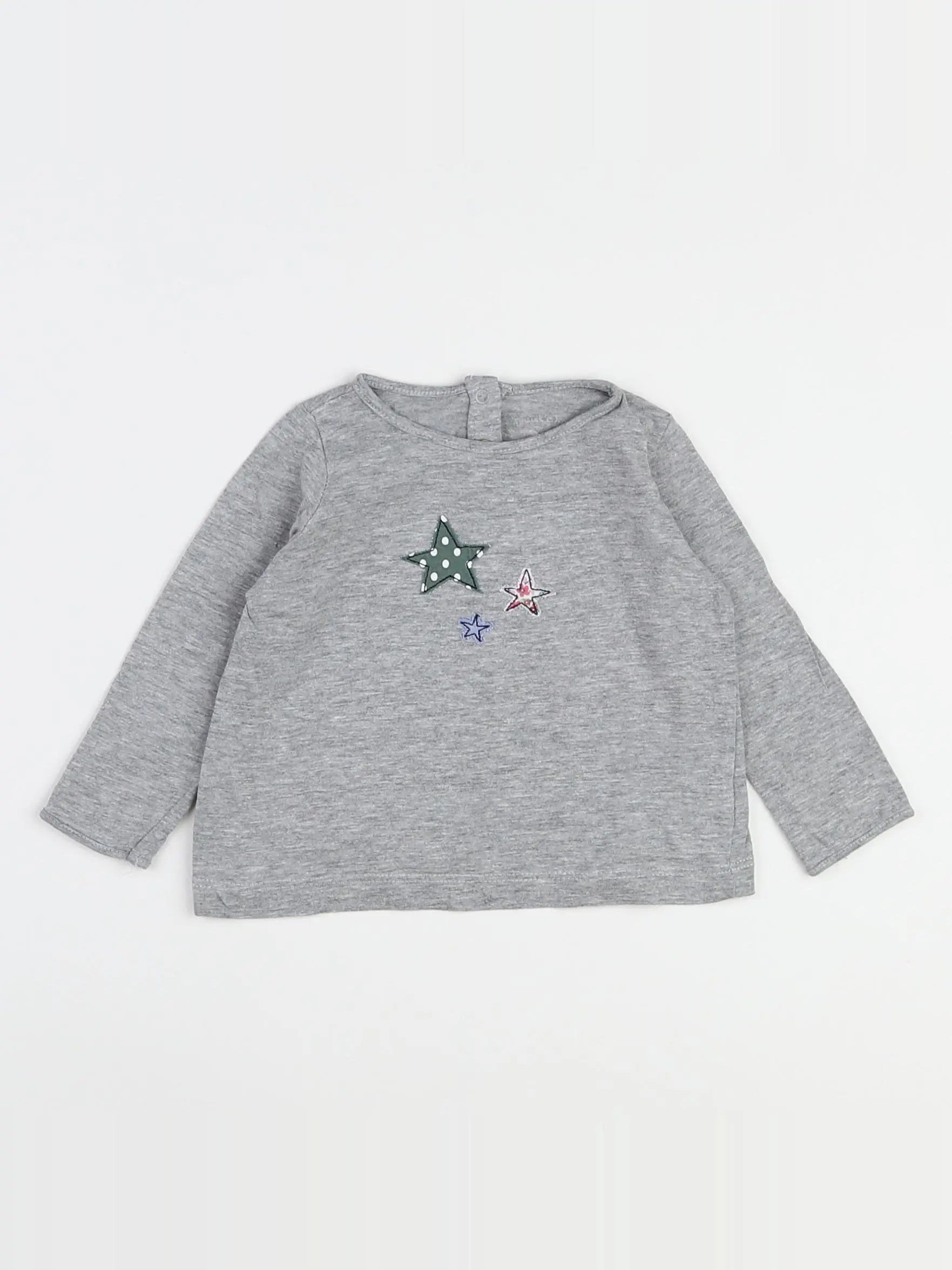 Boutchou - tee-shirt gris - 9 mois