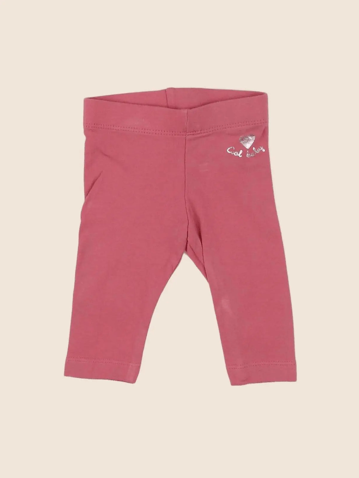 Tape à l'oeil - legging rose - 3 mois