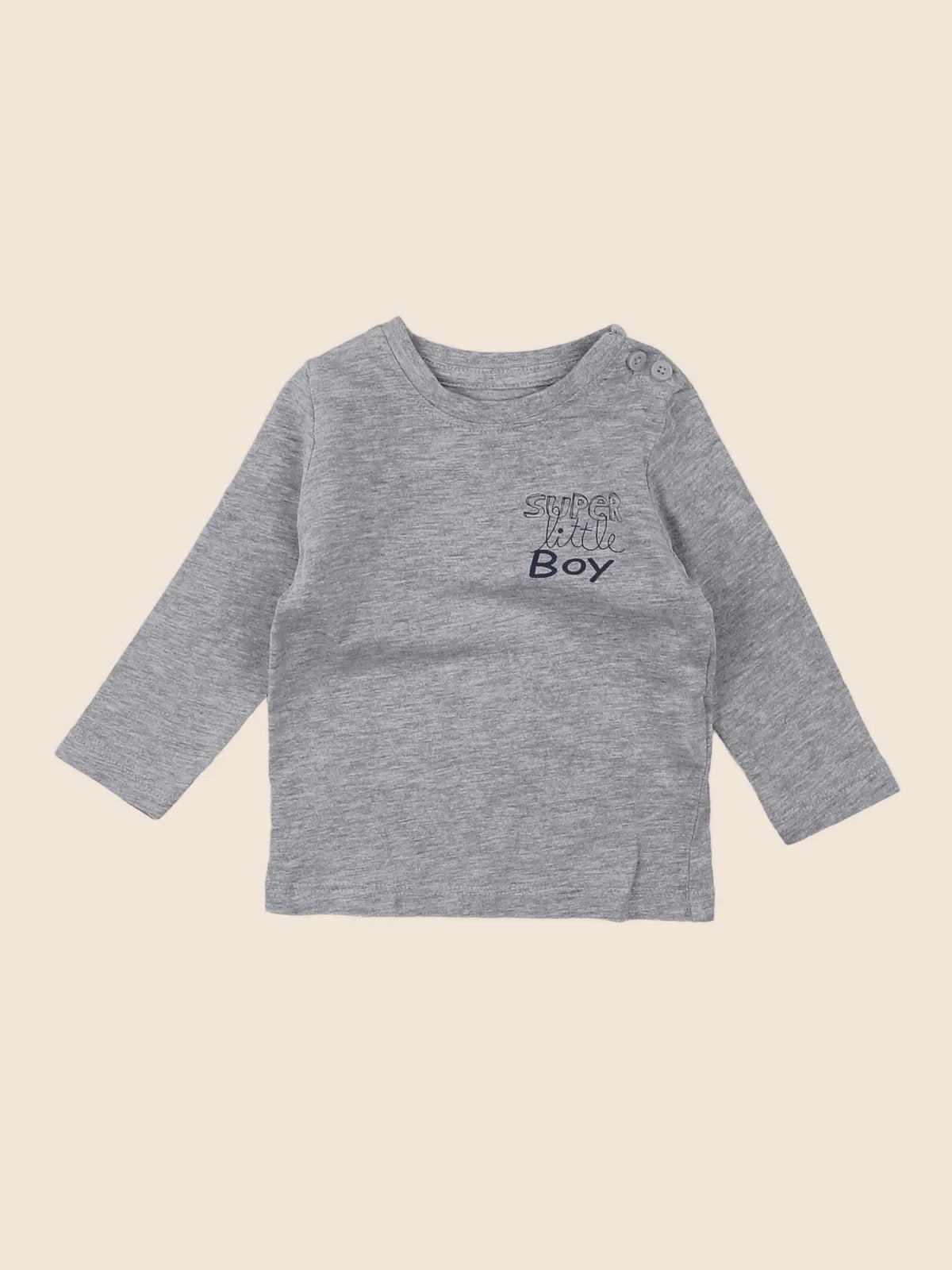 Vertbaudet - tee-shirt gris - 3 mois