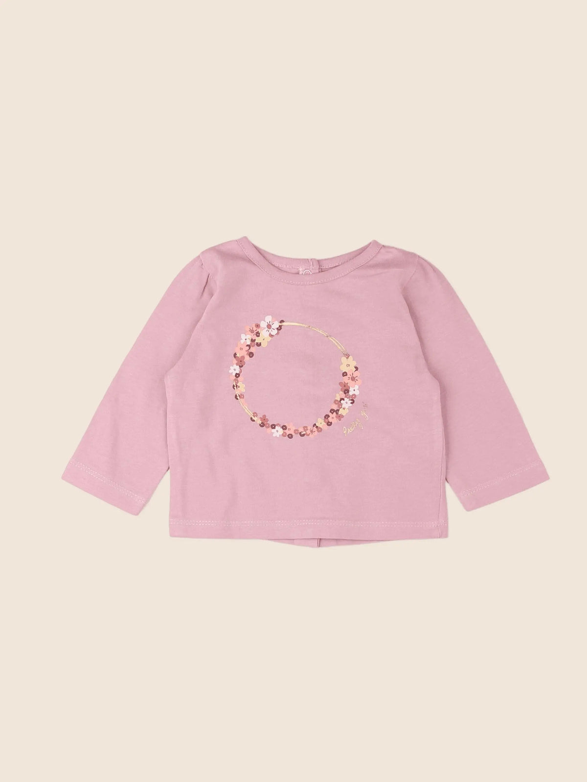 Vertbaudet - tee-shirt rose - 3 mois