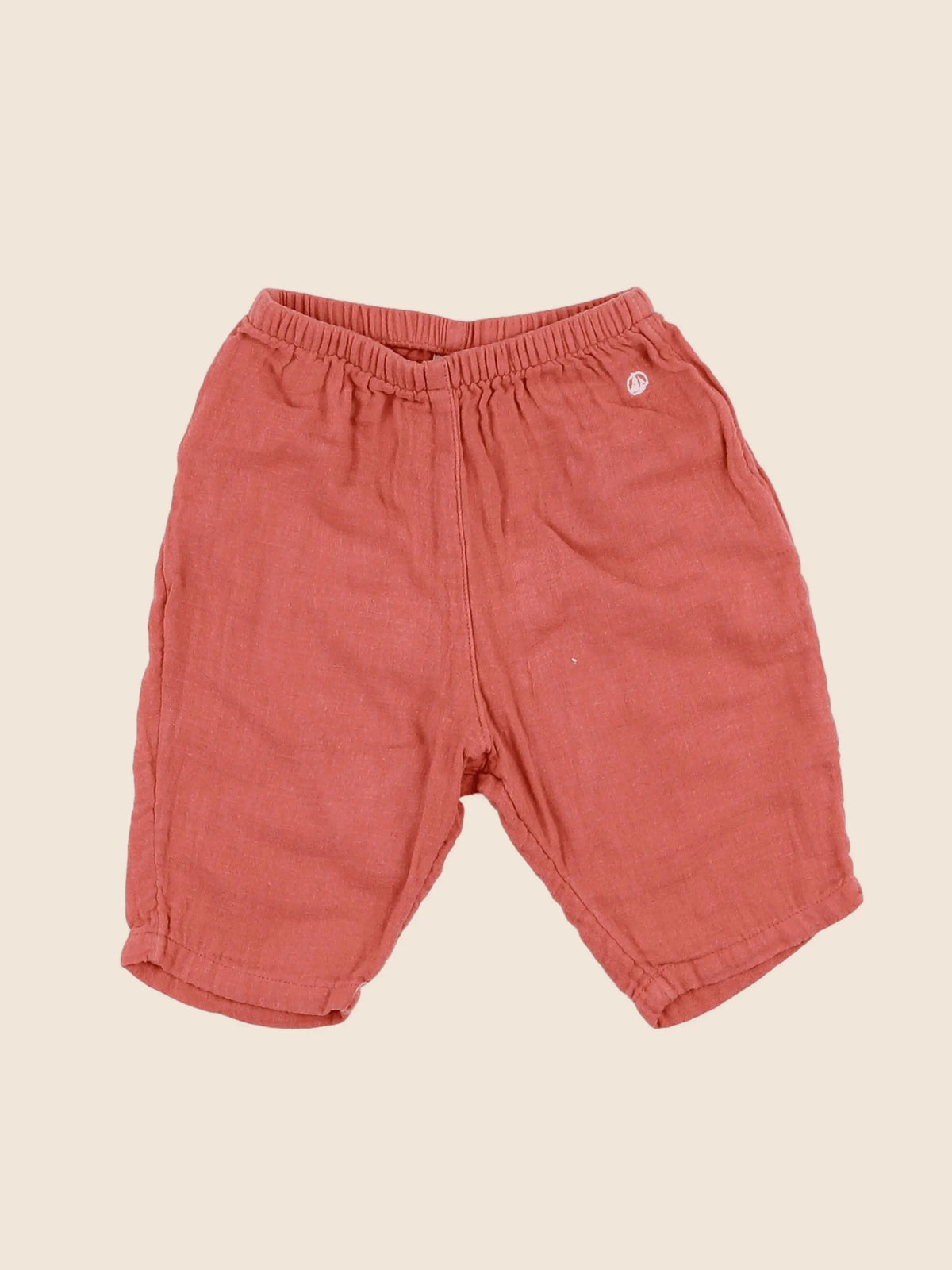 Petit Bateau - pantalon rose - 3 mois
