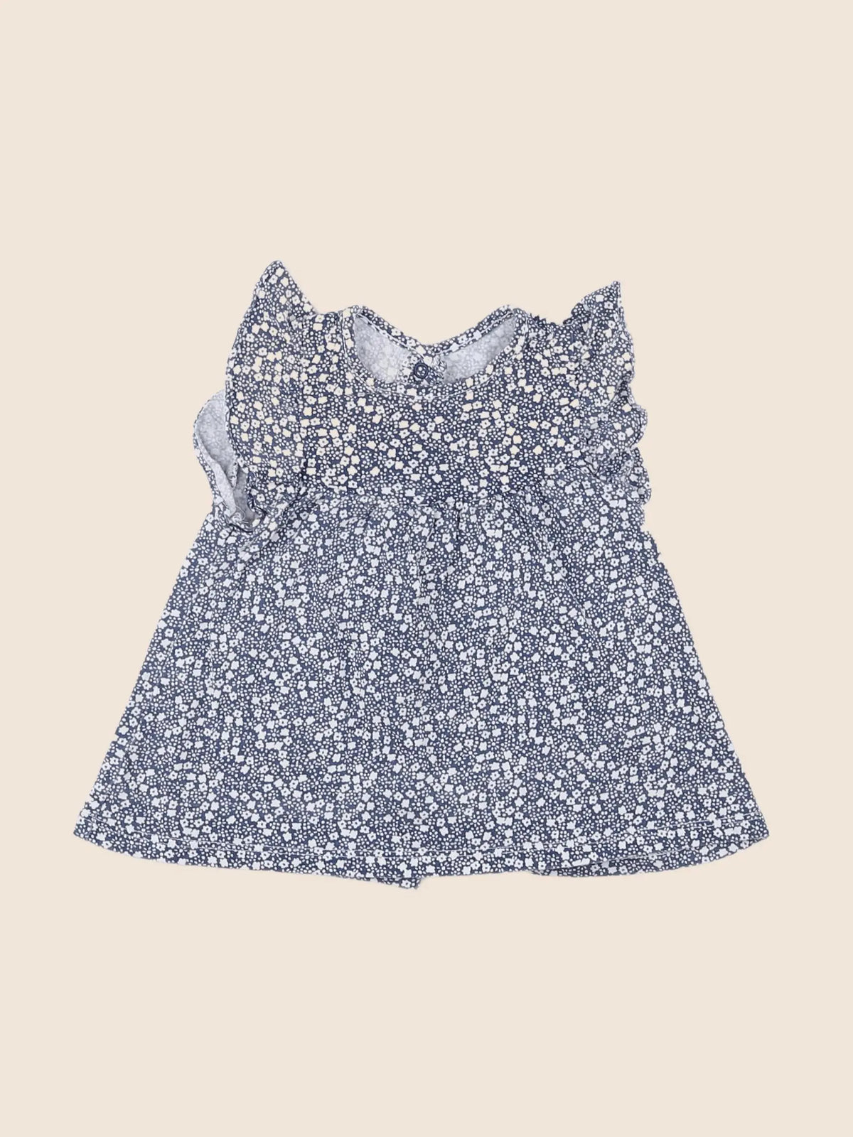 Vertbaudet - robe bleu - 9 mois