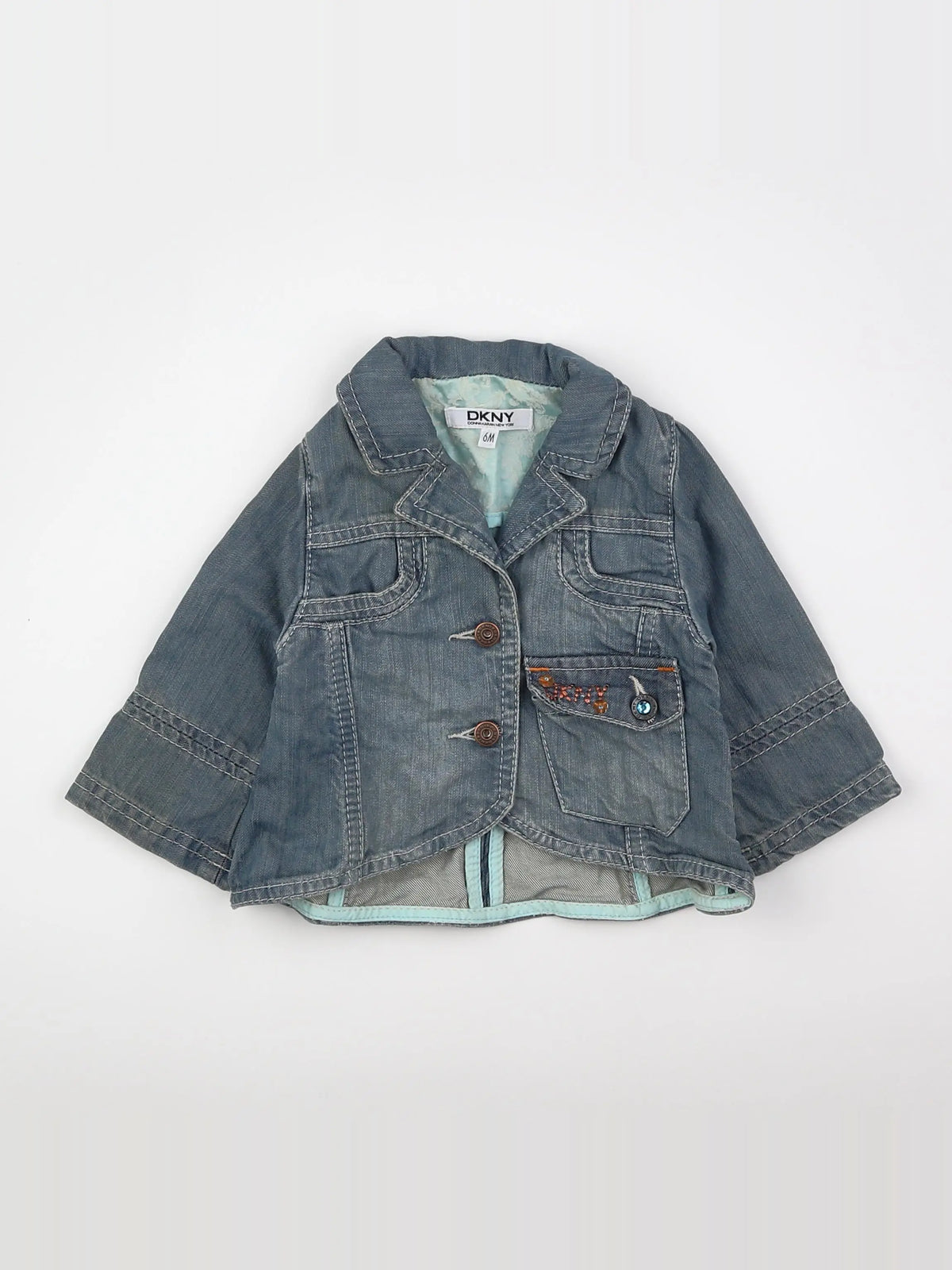 Dkny - veste bleu - 6 mois