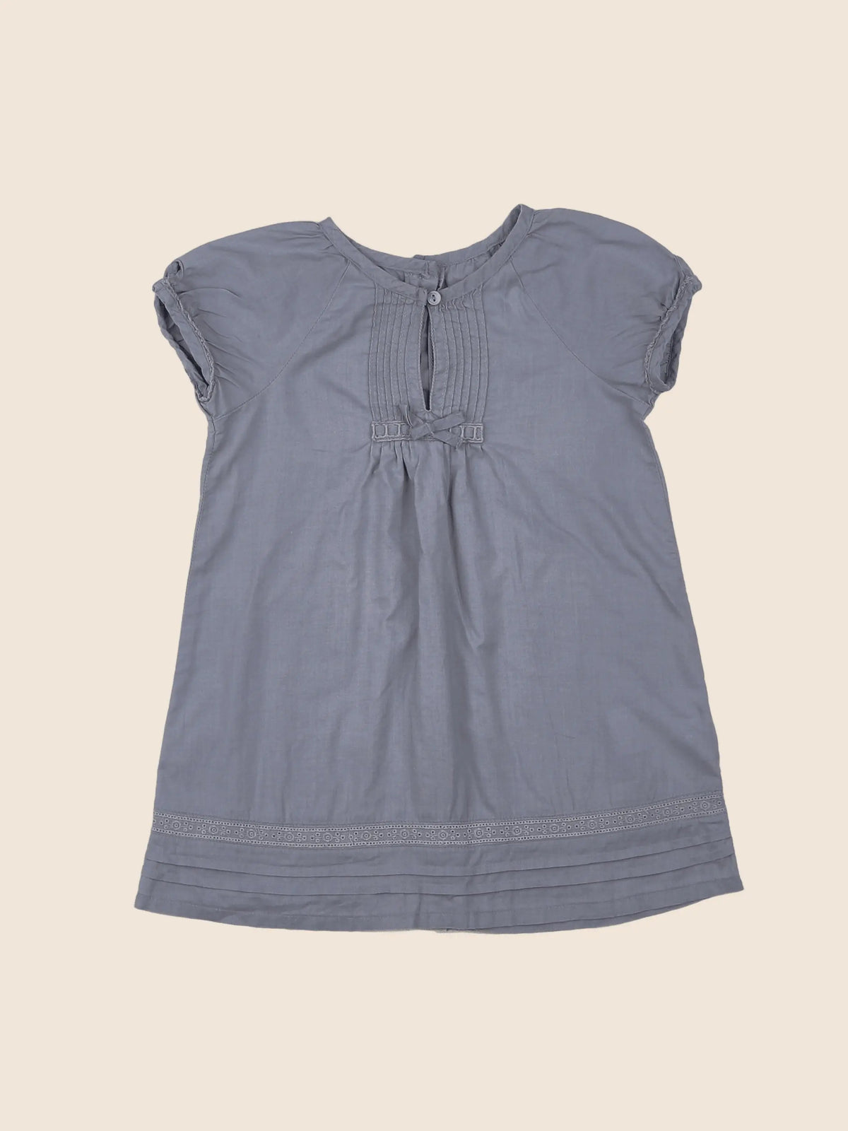 Vertbaudet - robe gris - 12 mois