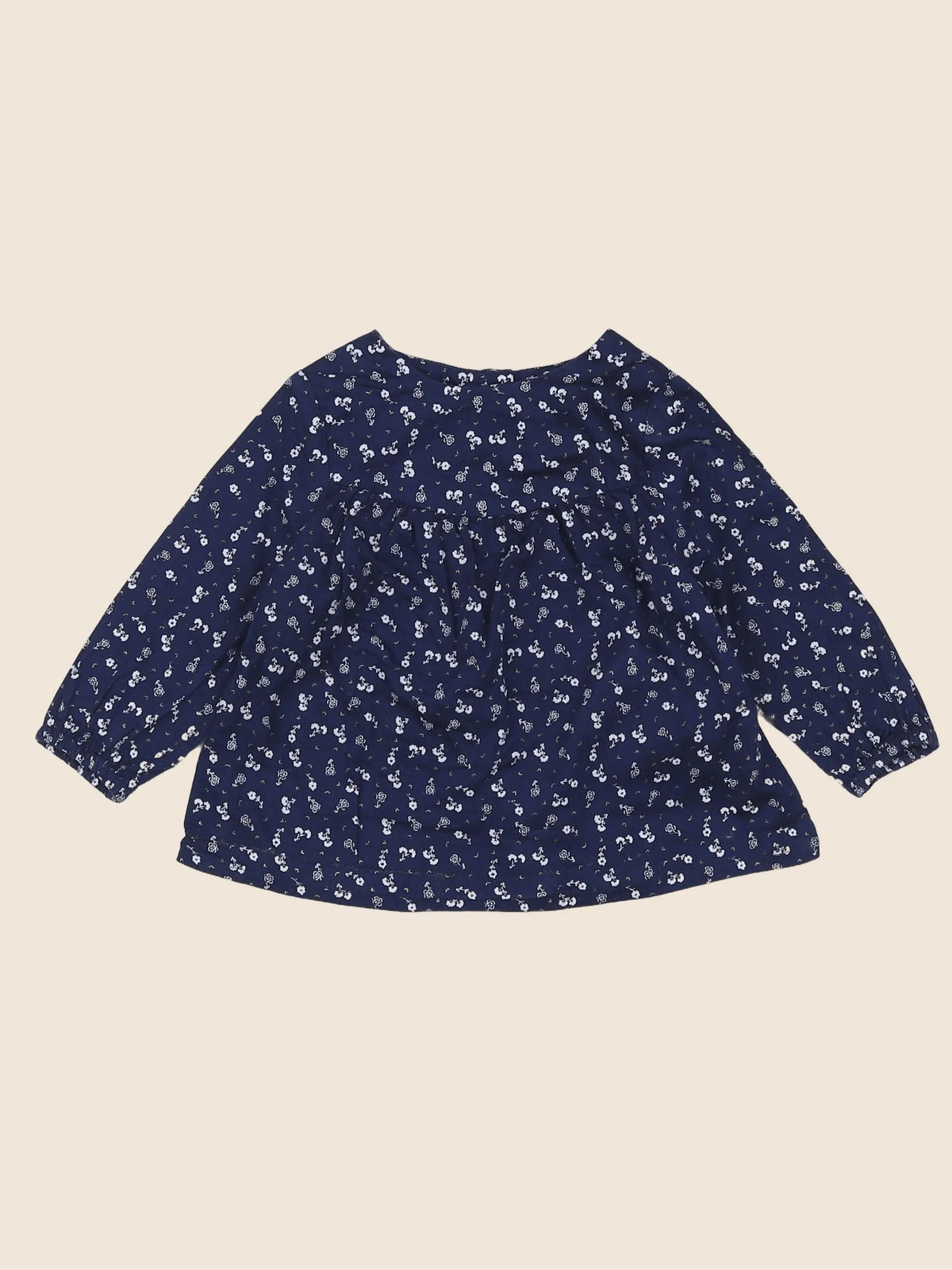 Tape à l'oeil - blouse bleu, blanc - 12 mois