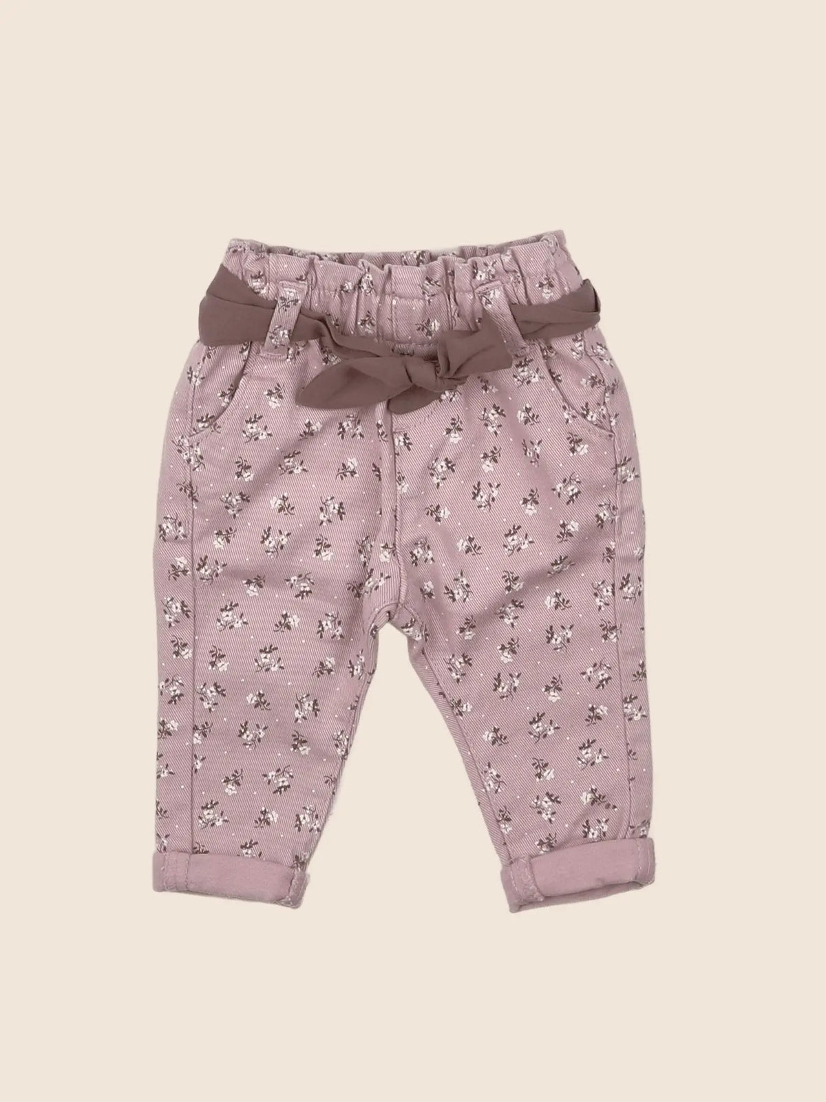 Vertbaudet - pantalon violet - 3 mois