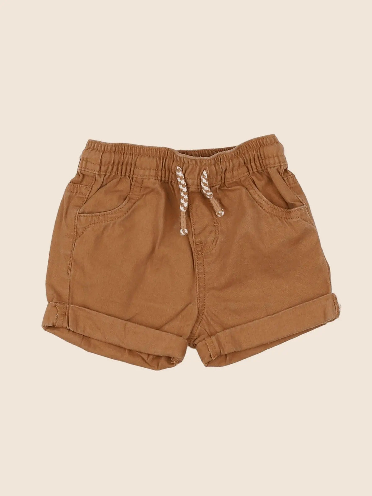 Vertbaudet - short marron - 12 mois
