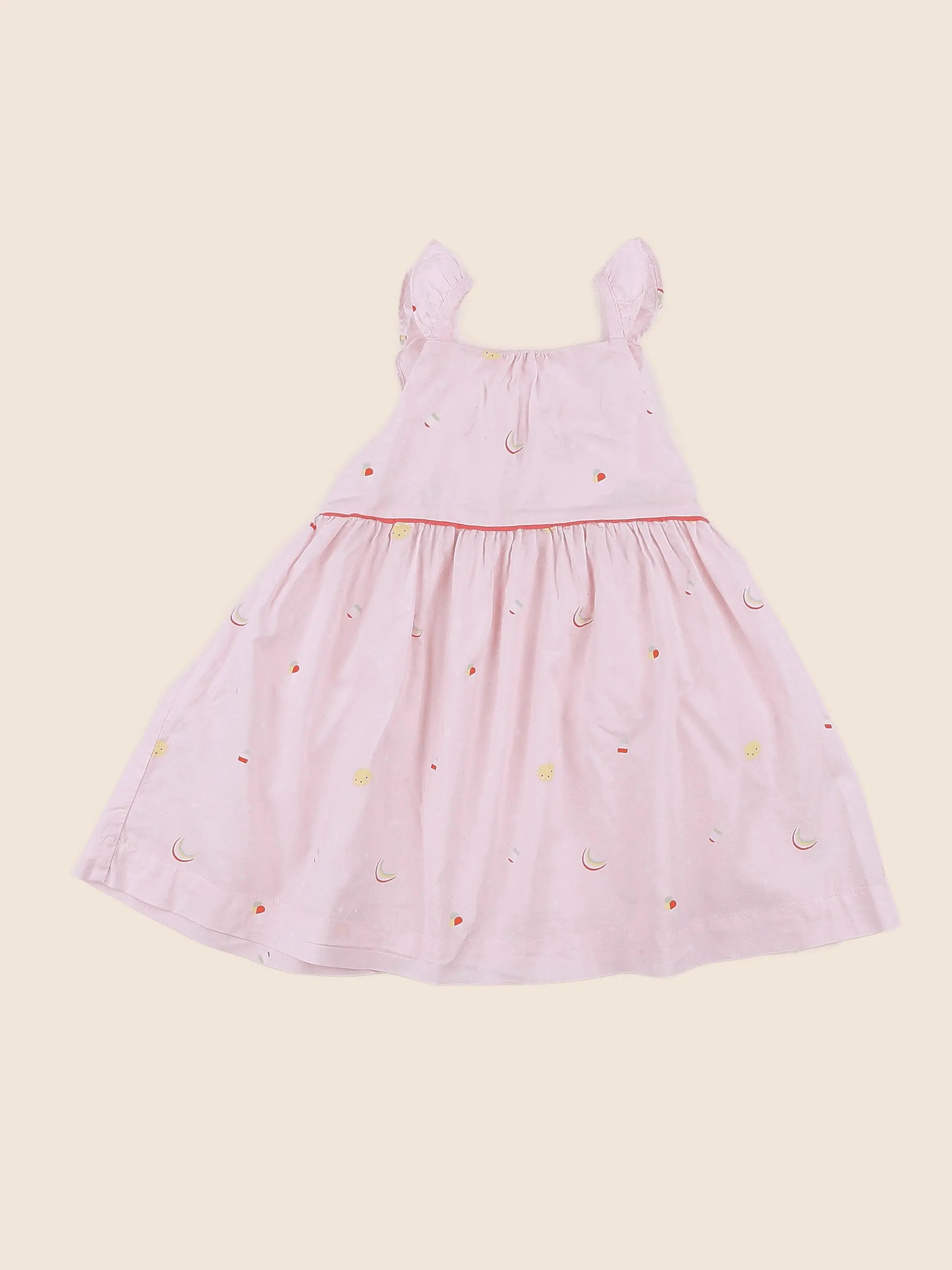 Vertbaudet - robe rose - 12 mois