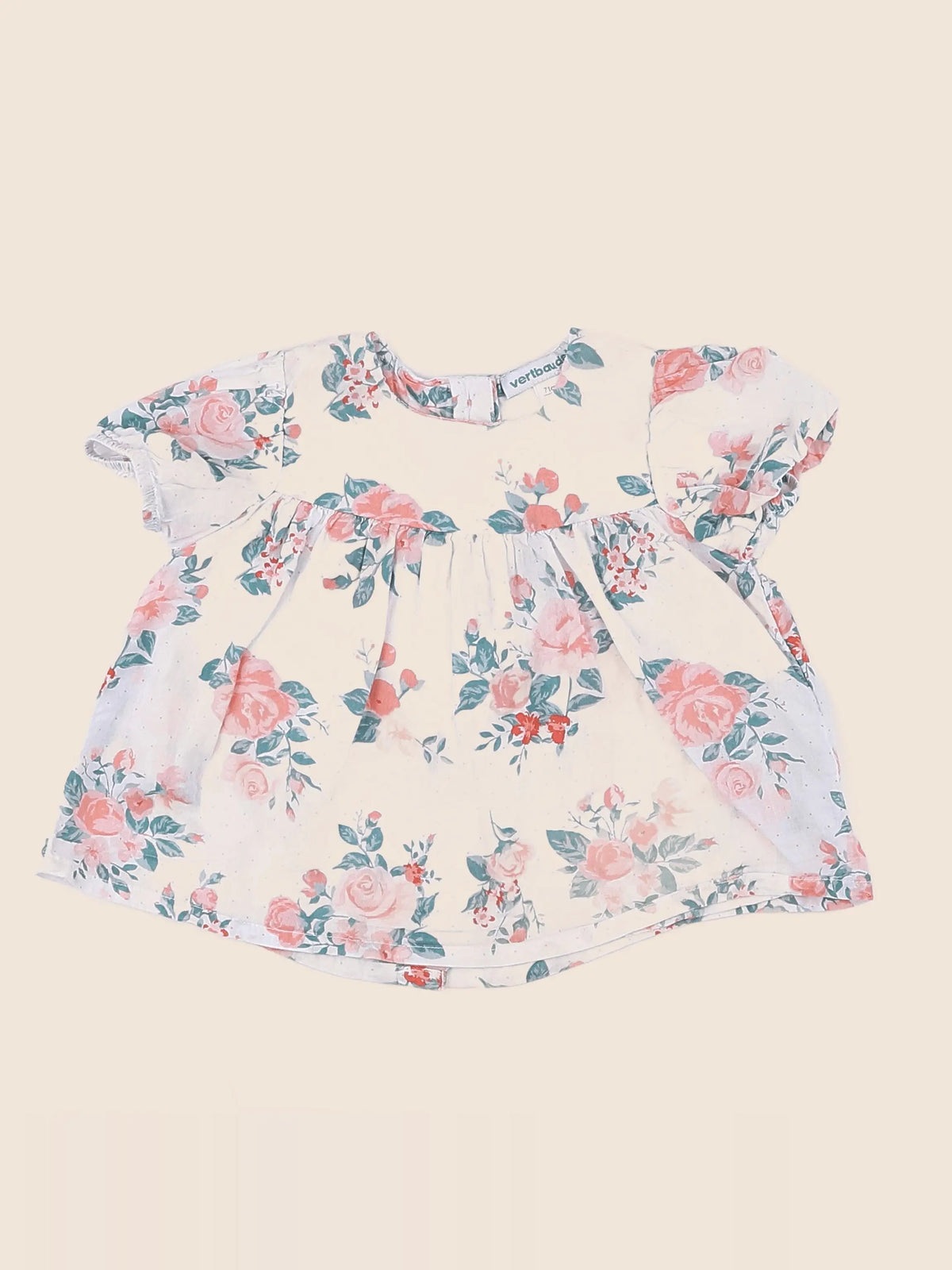 Vertbaudet - blouse multicolore - 9 mois