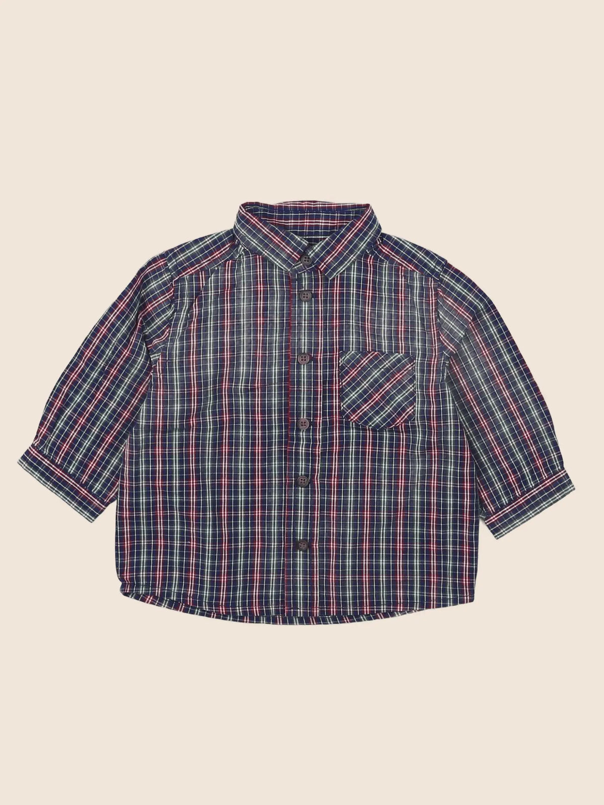 Boutchou - chemise multicolore - 6 mois