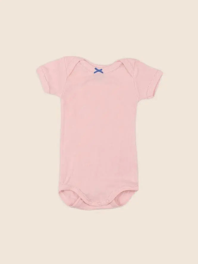Petit Bateau - body rose - 3 mois