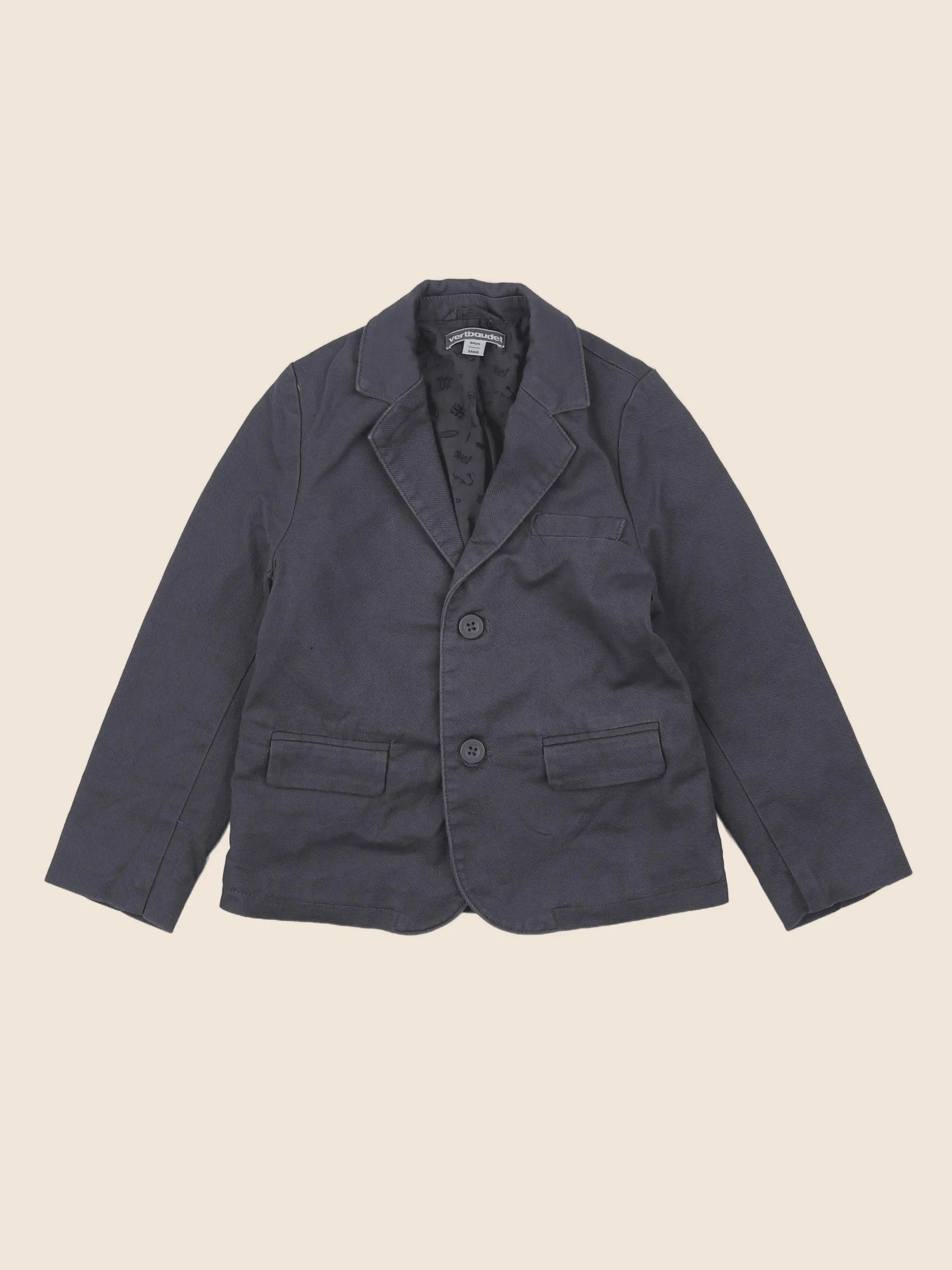 Vertbaudet - veste gris - 3 ans