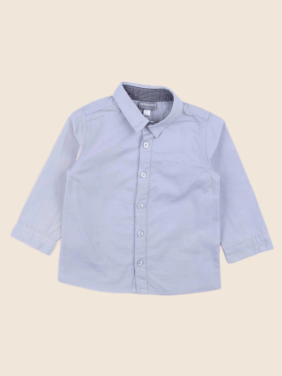 Vertbaudet - chemise bleu - 18 mois