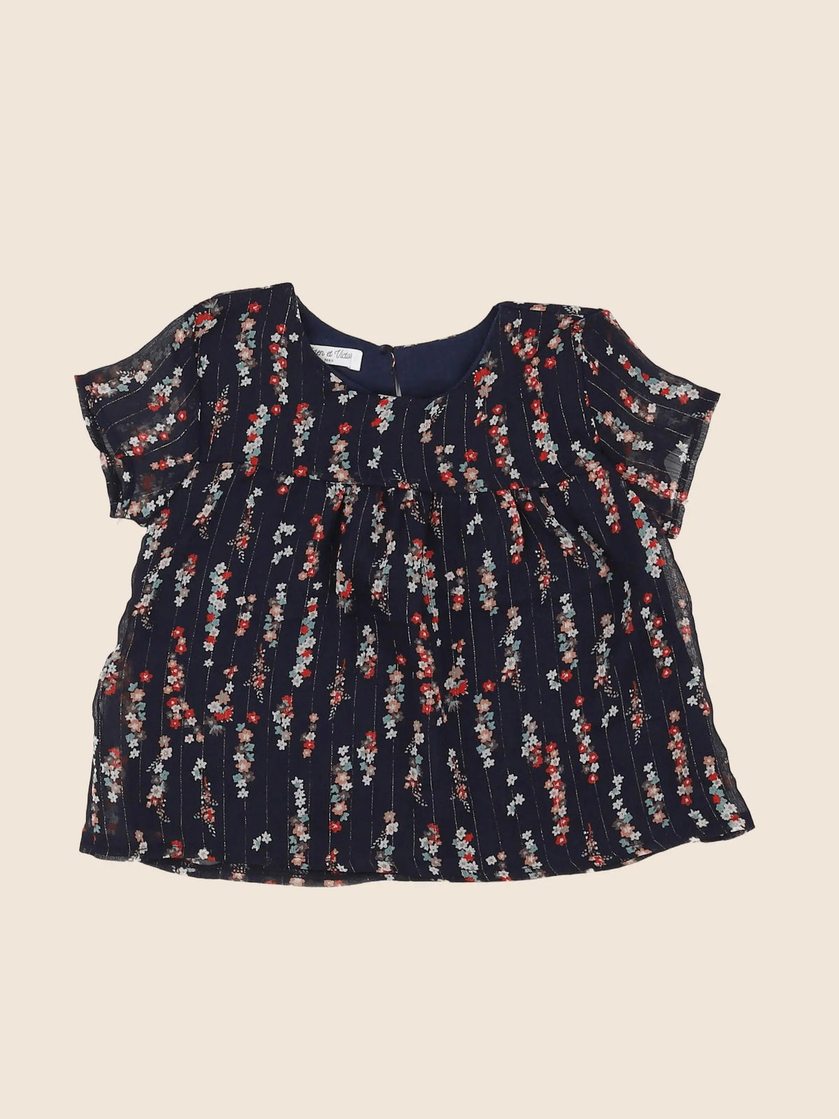 Eden & Victor - blouse bleu - 18 mois