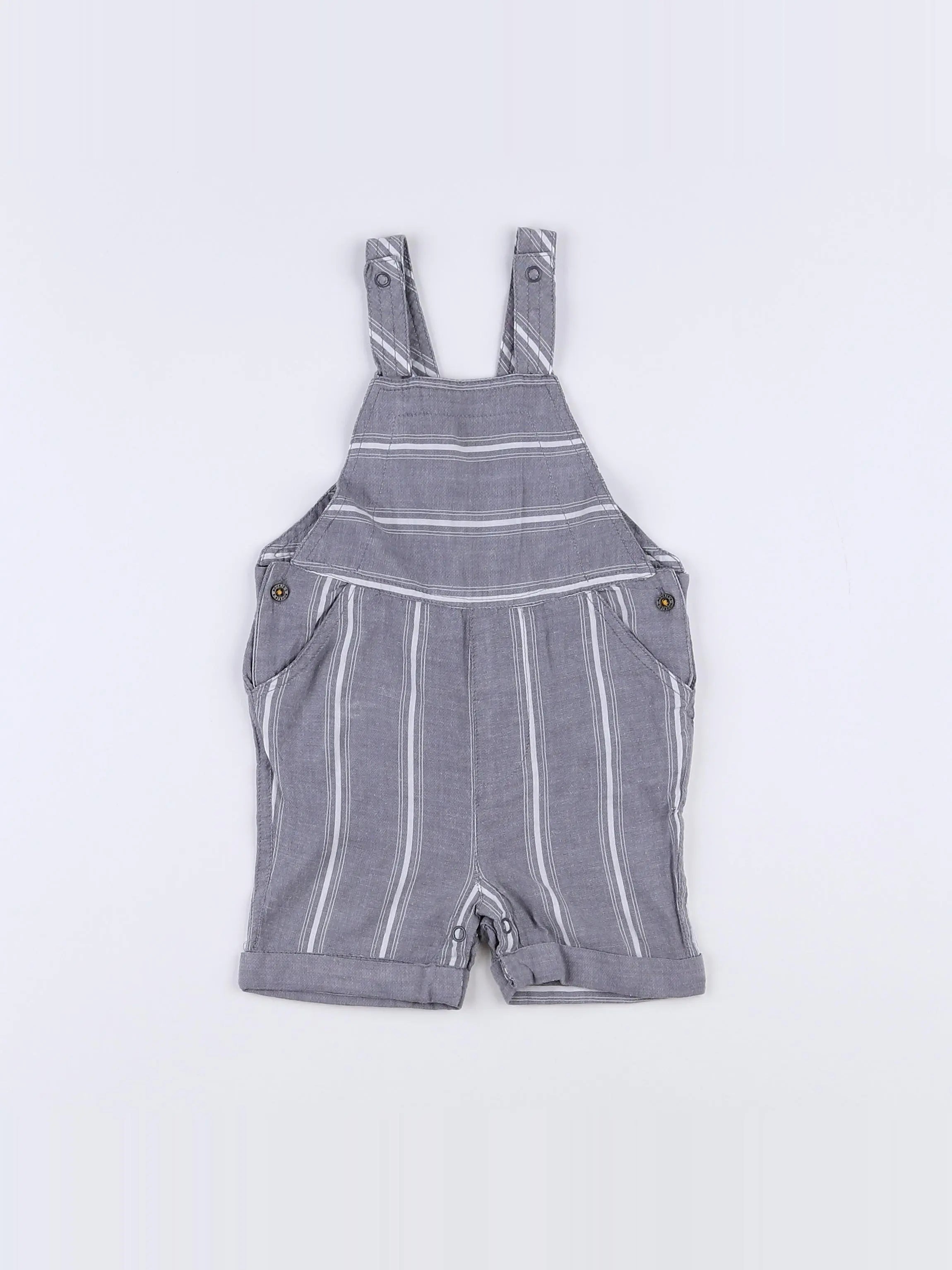 Noukie's - salopette gris - 12 mois
