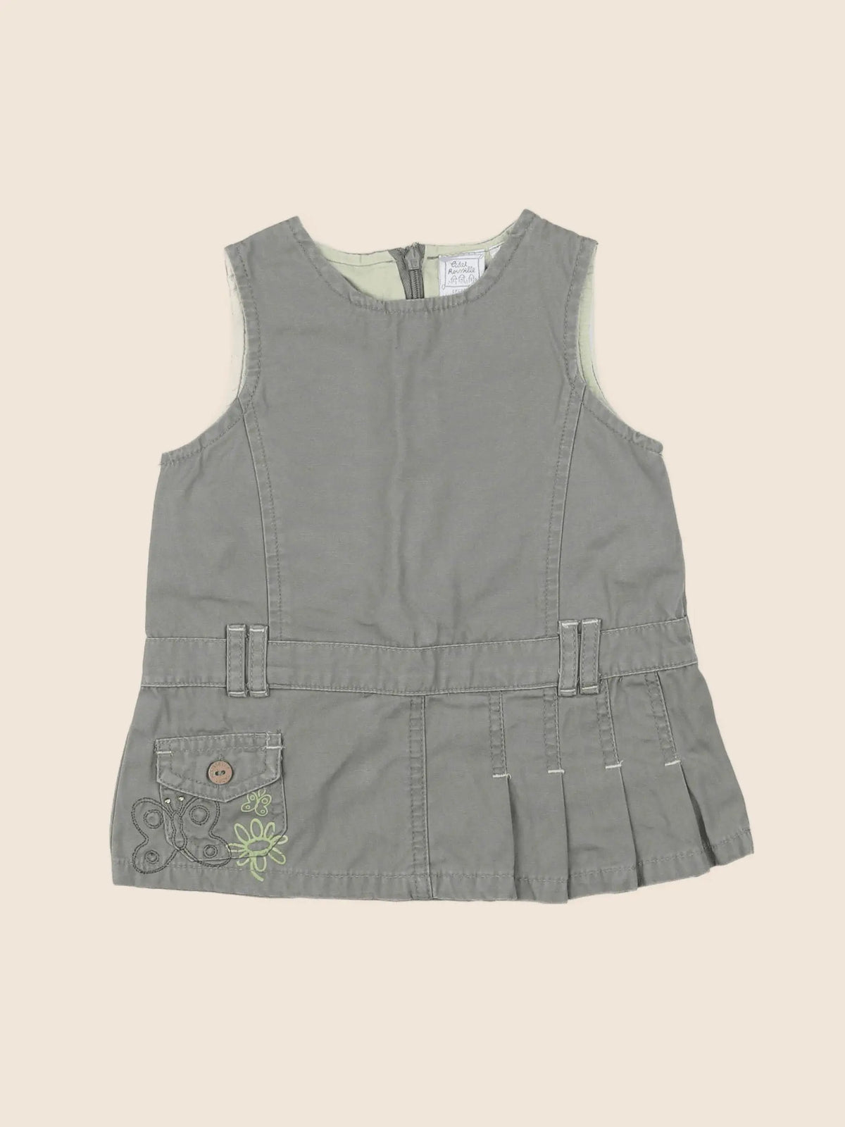 Cadet Rousselle - robe vert - 3 mois