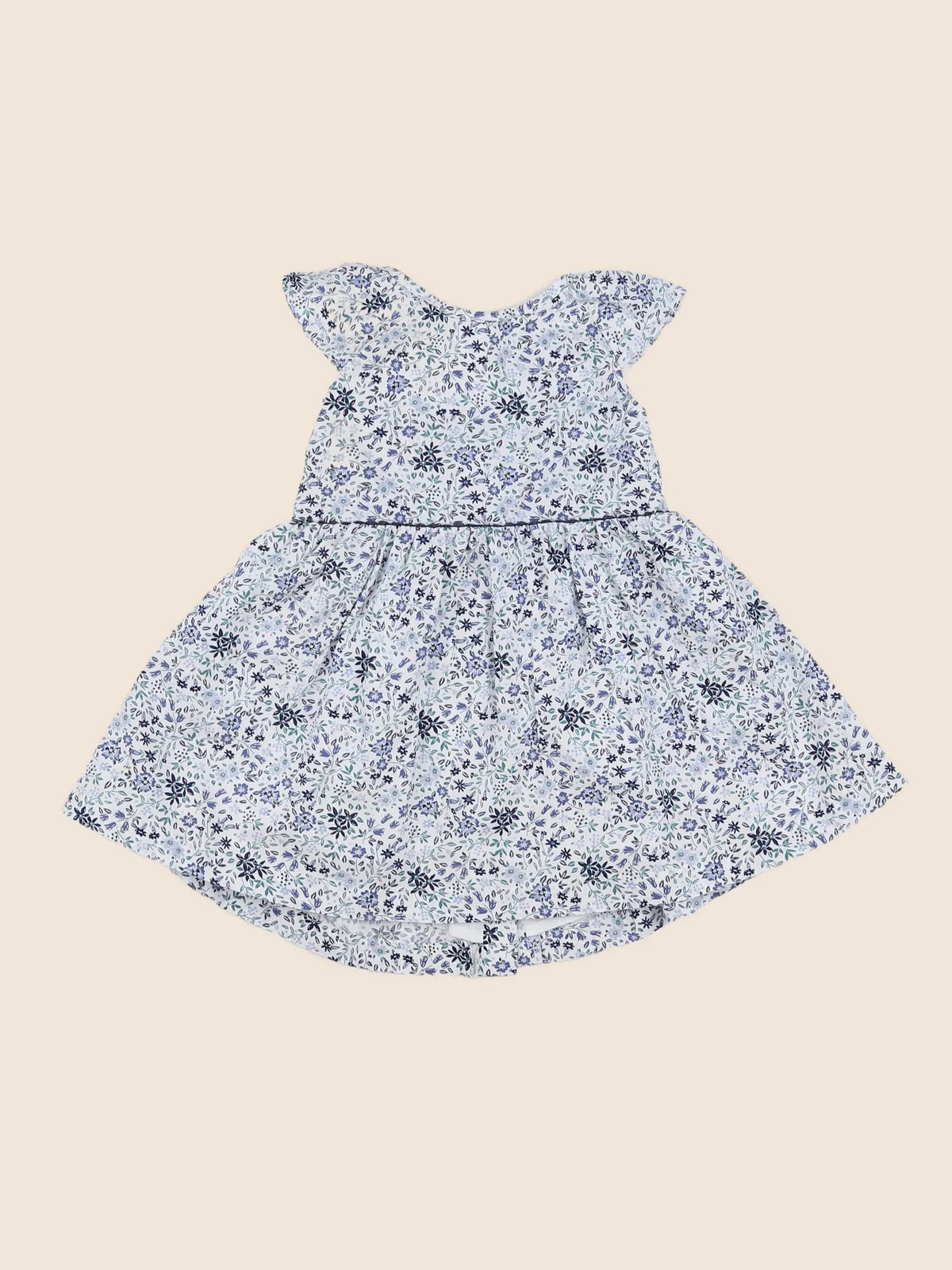Vertbaudet - robe bleu - 18 mois