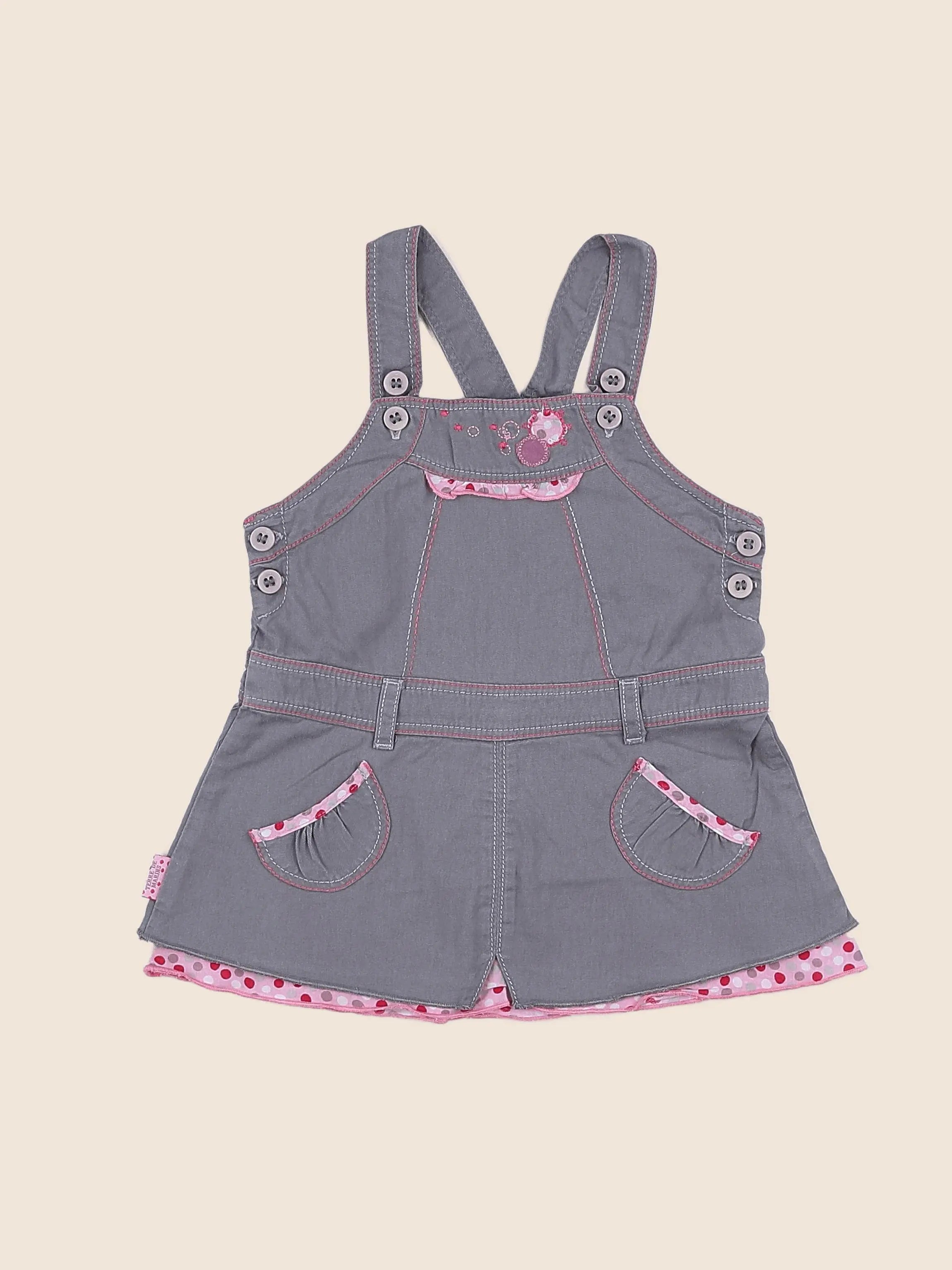 Terre de marins - robe gris - 12 mois