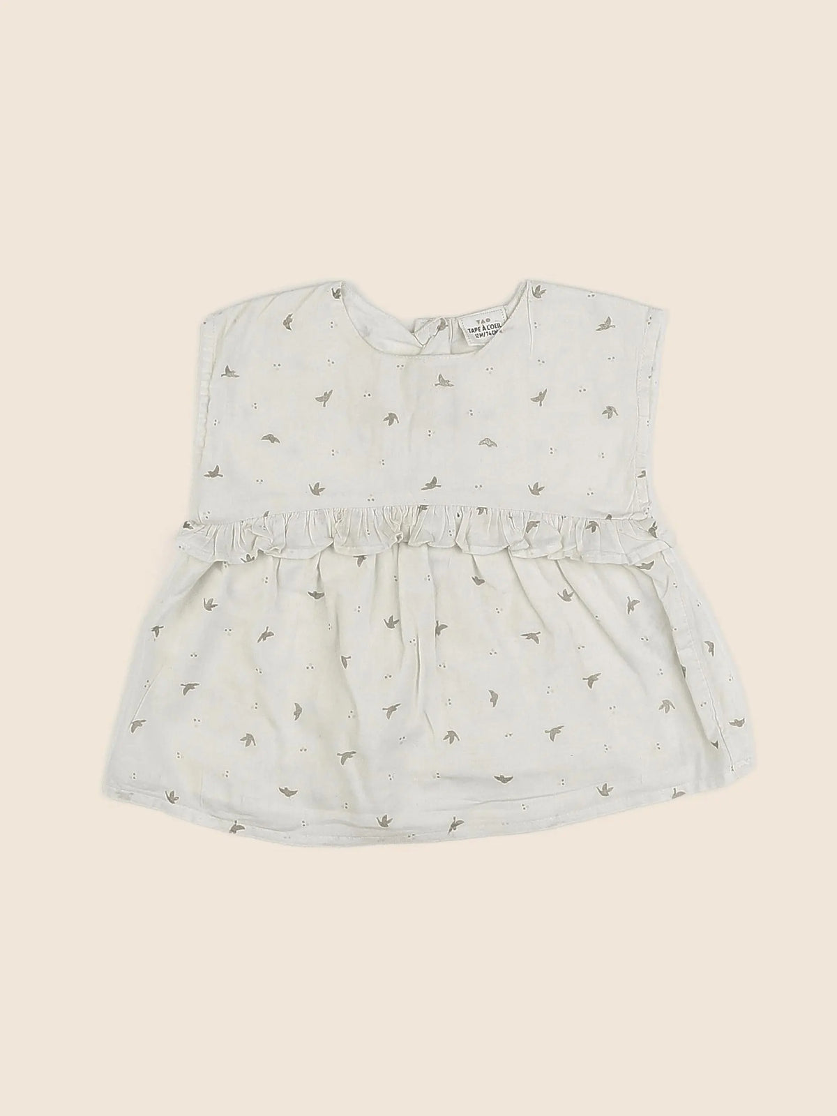 Tape à l'oeil - blouse beige - 12 mois