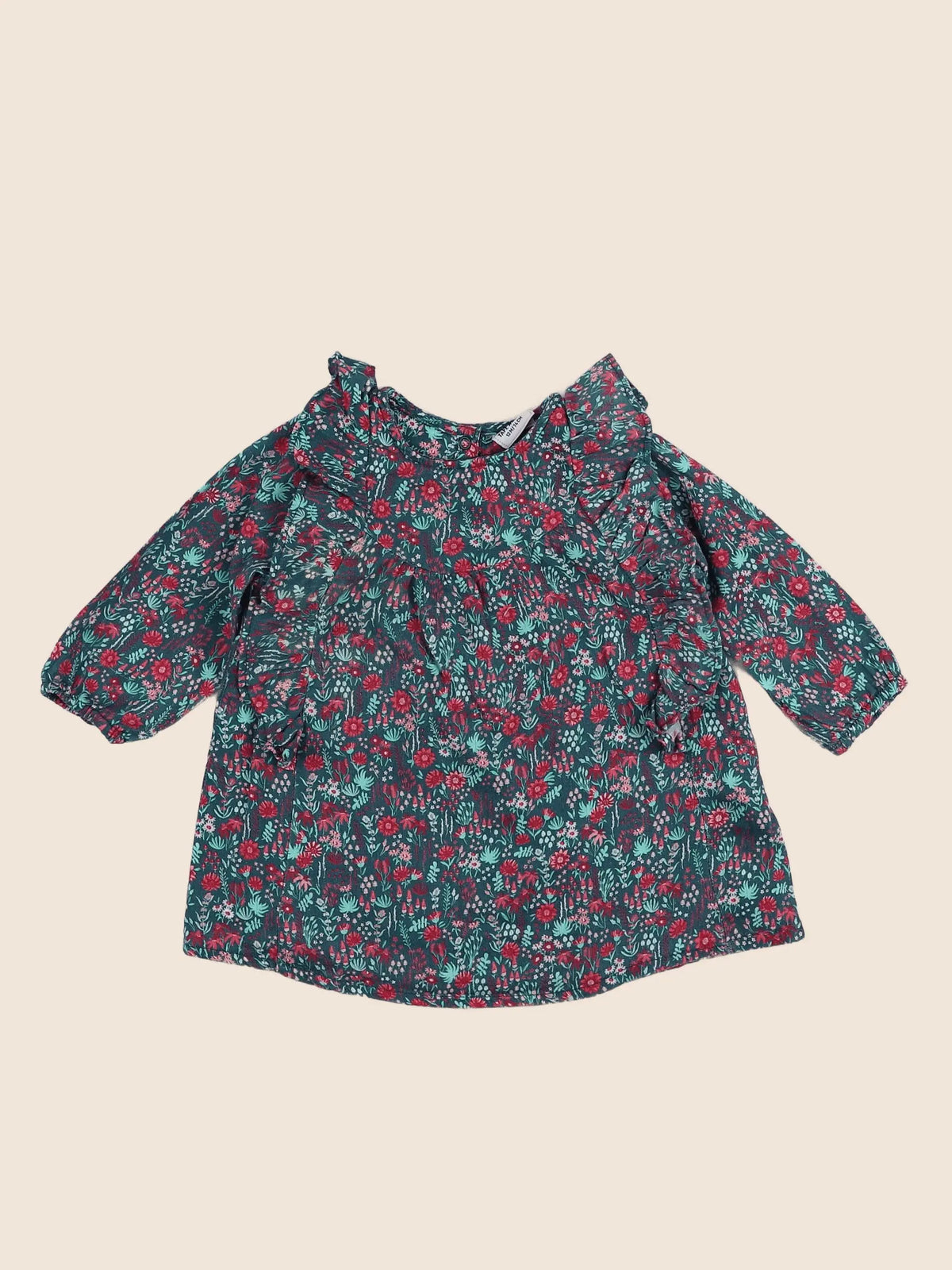 Tape à l'oeil - robe multicolore - 12 mois