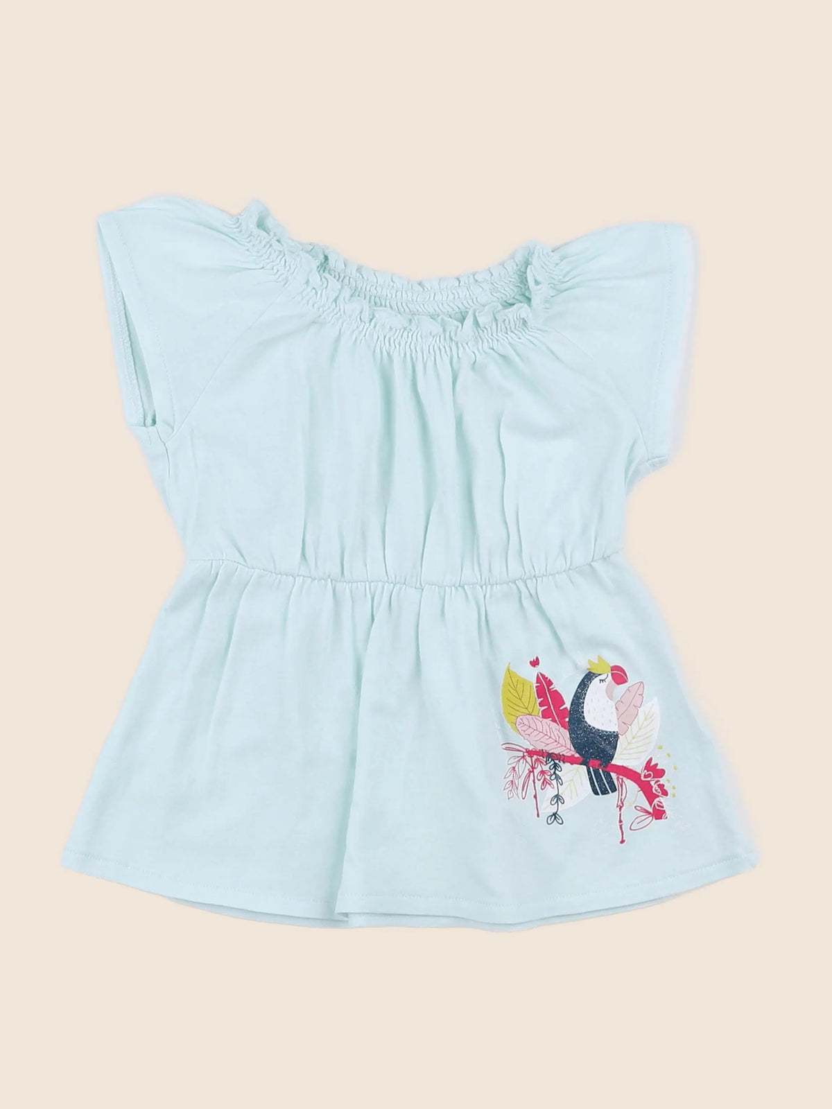 Vertbaudet - robe bleu - 9 mois