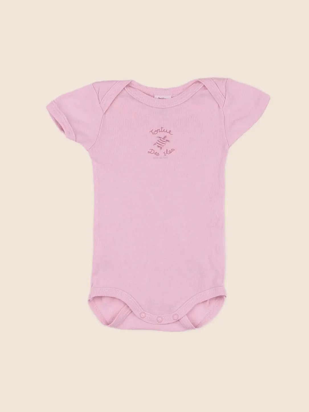 Petit Bateau - body rose - 3 mois