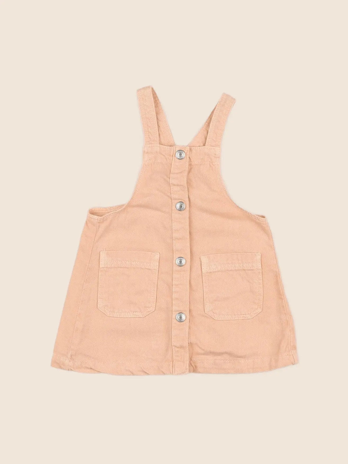 Zara - robe orange fluo - 12/18 mois