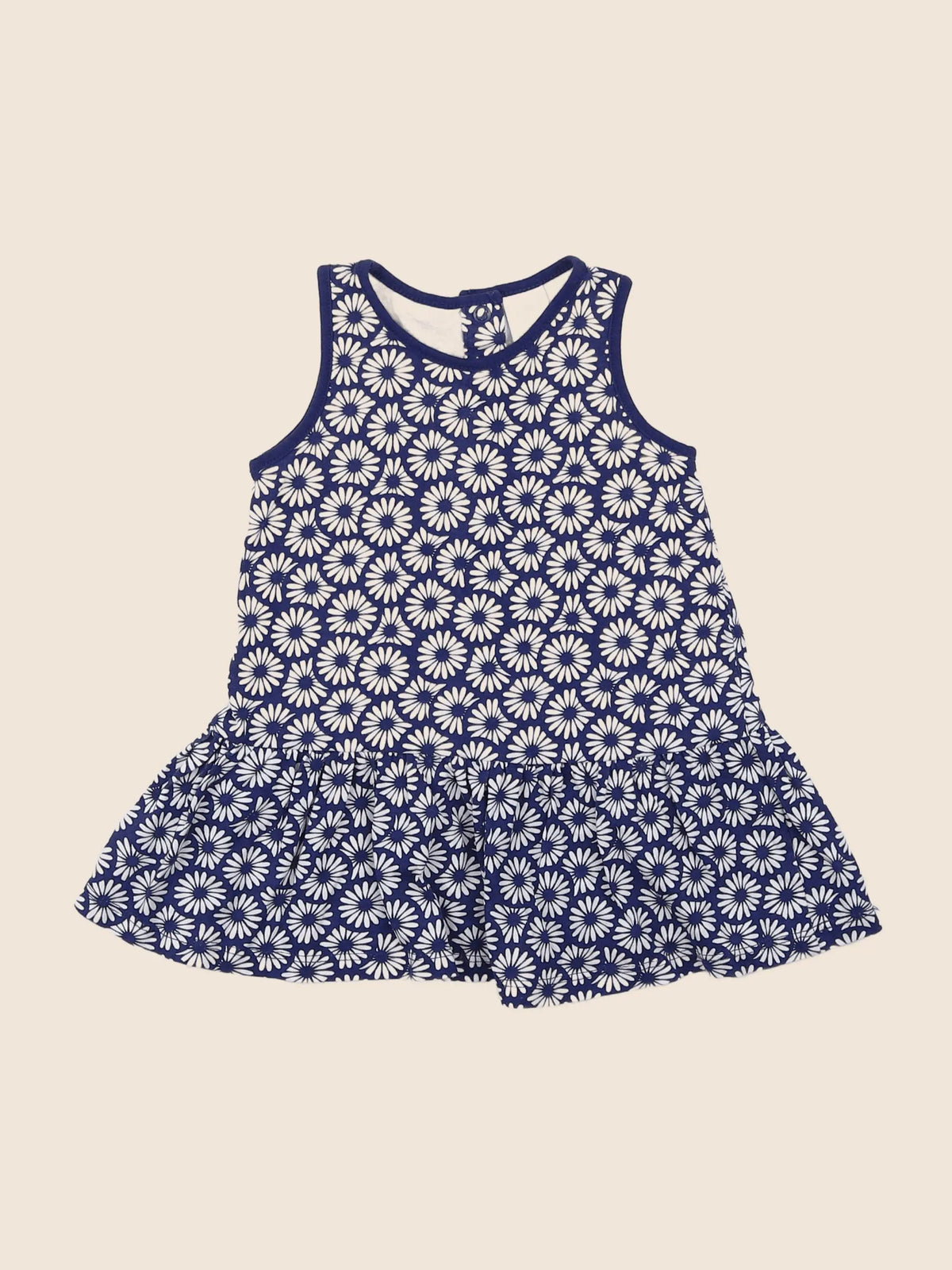 H&M - robe bleu - 6 mois