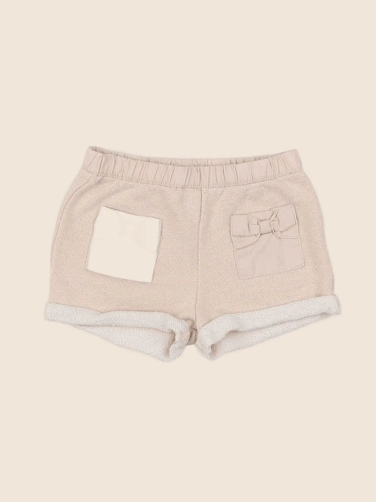 Vertbaudet - short beige - 9 mois