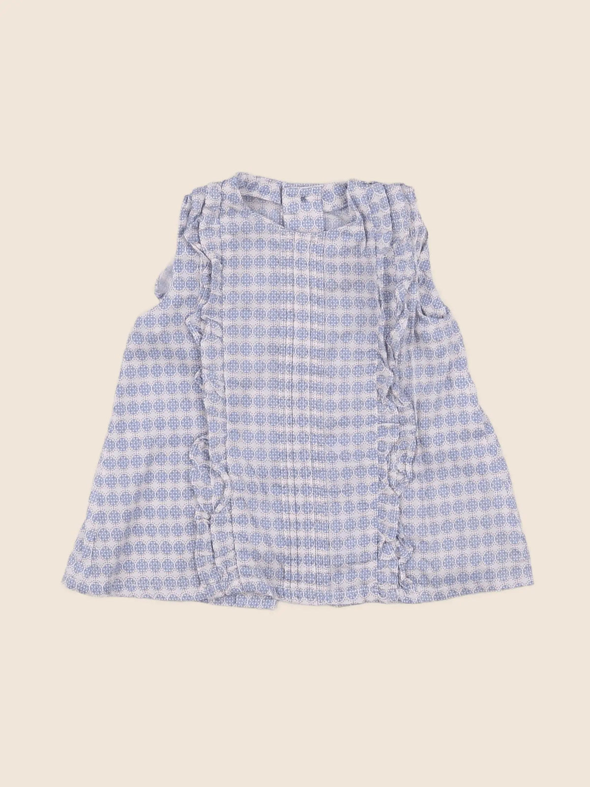 Neck & Neck - robe bleu - 9/12 mois