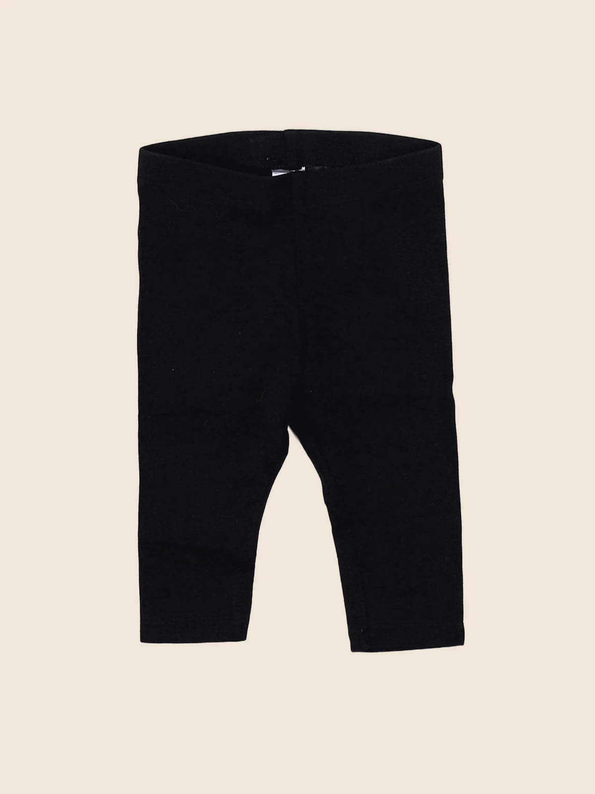 H&M - legging noir - 3 mois