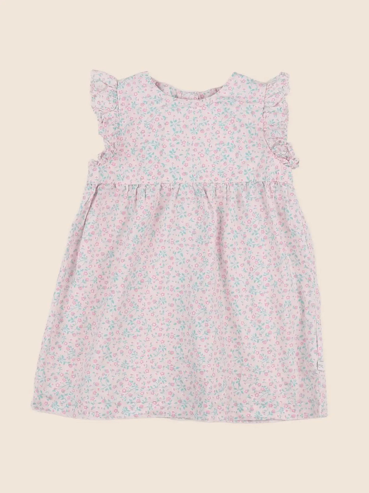 Cadet Rousselle - robe rose, vert - 18 mois