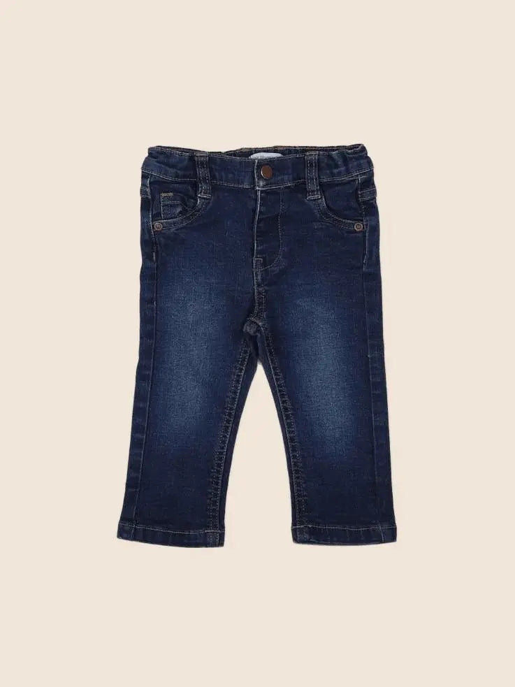 Vertbaudet - jean bleu - 9 mois