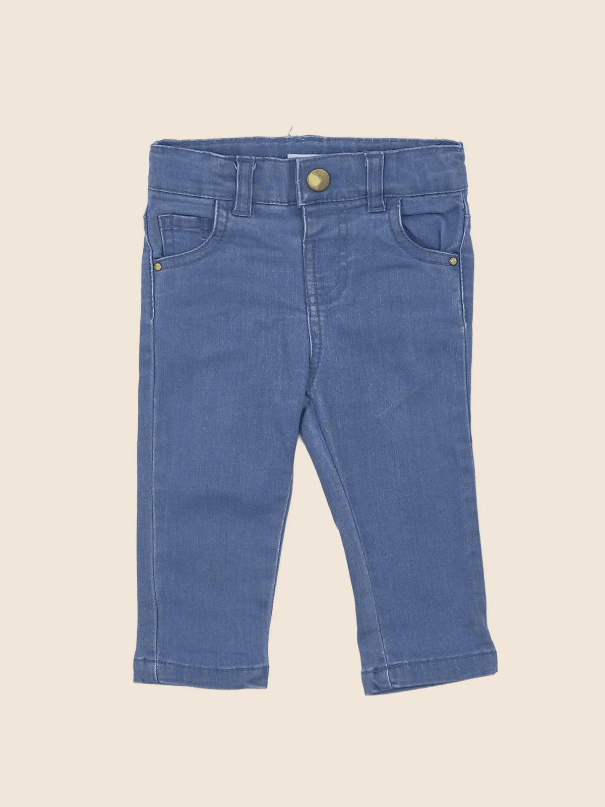 La Redoute - pantalon bleu - 6 mois