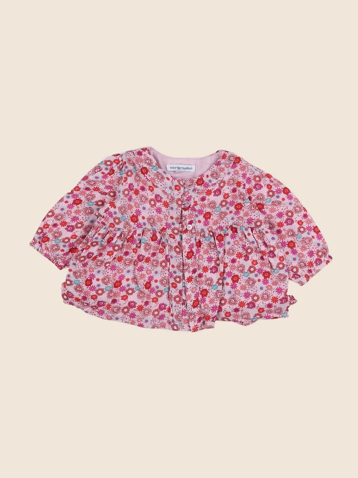 Vertbaudet - blouse rose - 3 mois