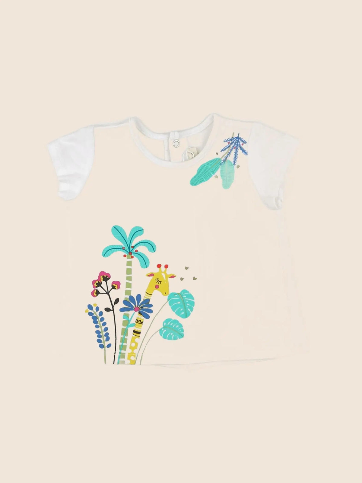 Catimini - tee-shirt beige (état neuf) - 3 mois