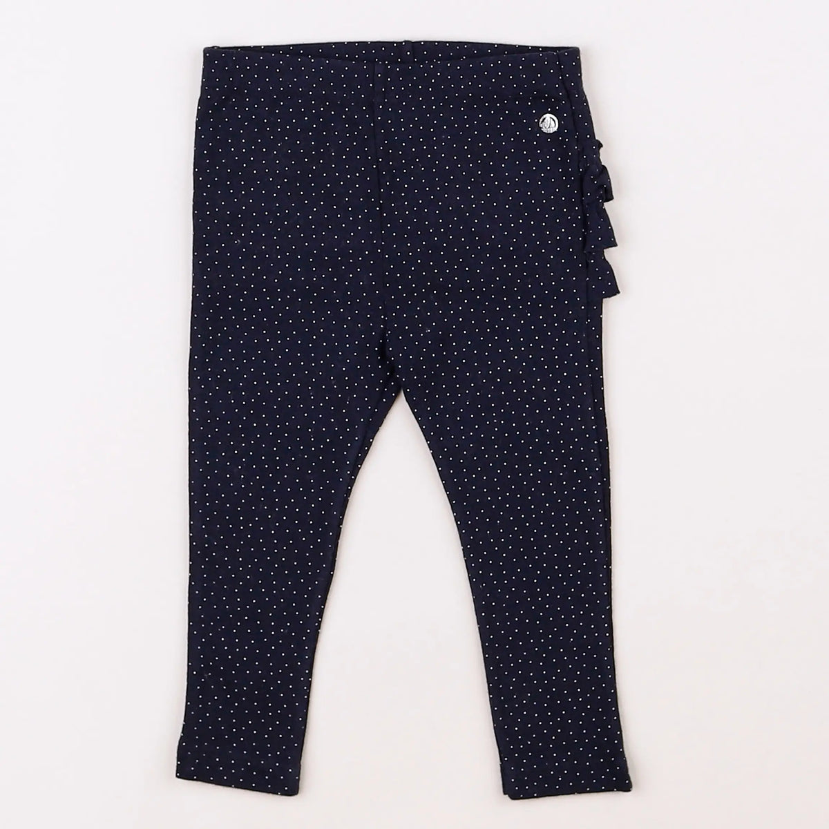 Petit Bateau - legging bleu, blanc - 12 mois