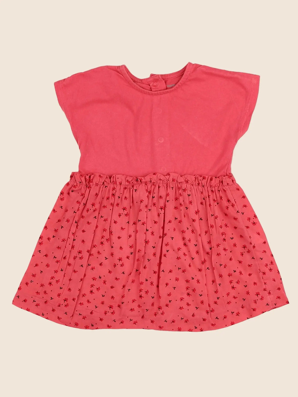 Vertbaudet - robe rose - 9 mois