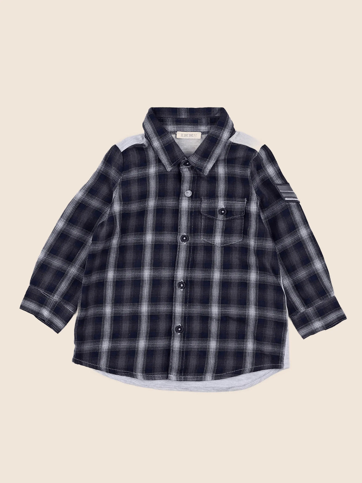 IKKS - chemise bleu - 12 mois