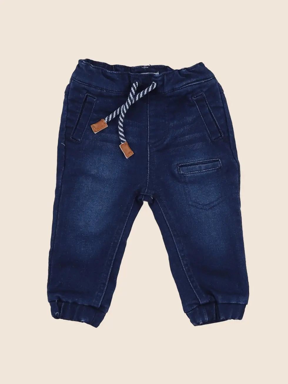 Vertbaudet - pantalon bleu - 6 mois