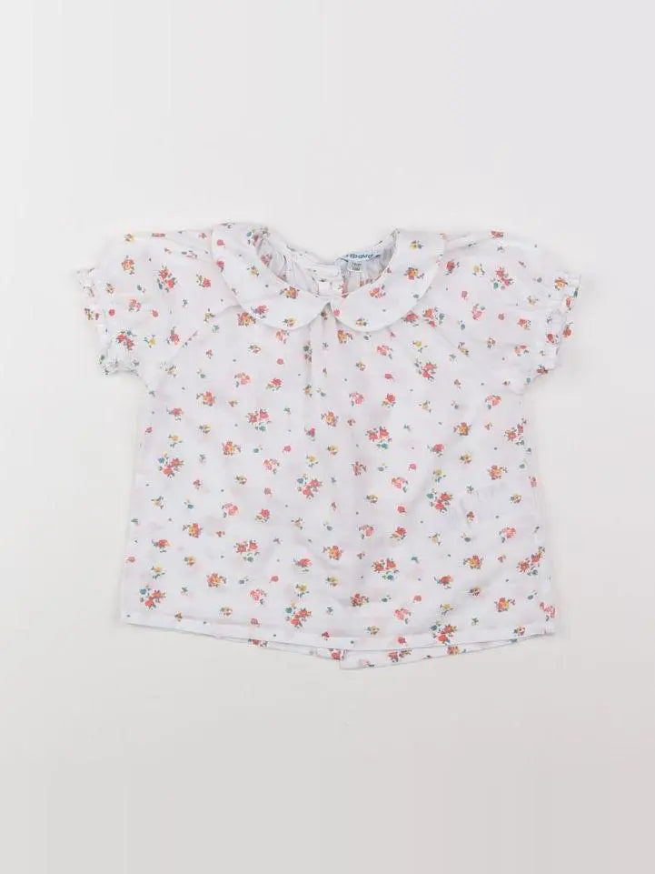 Vertbaudet - blouse blanc - 12 mois