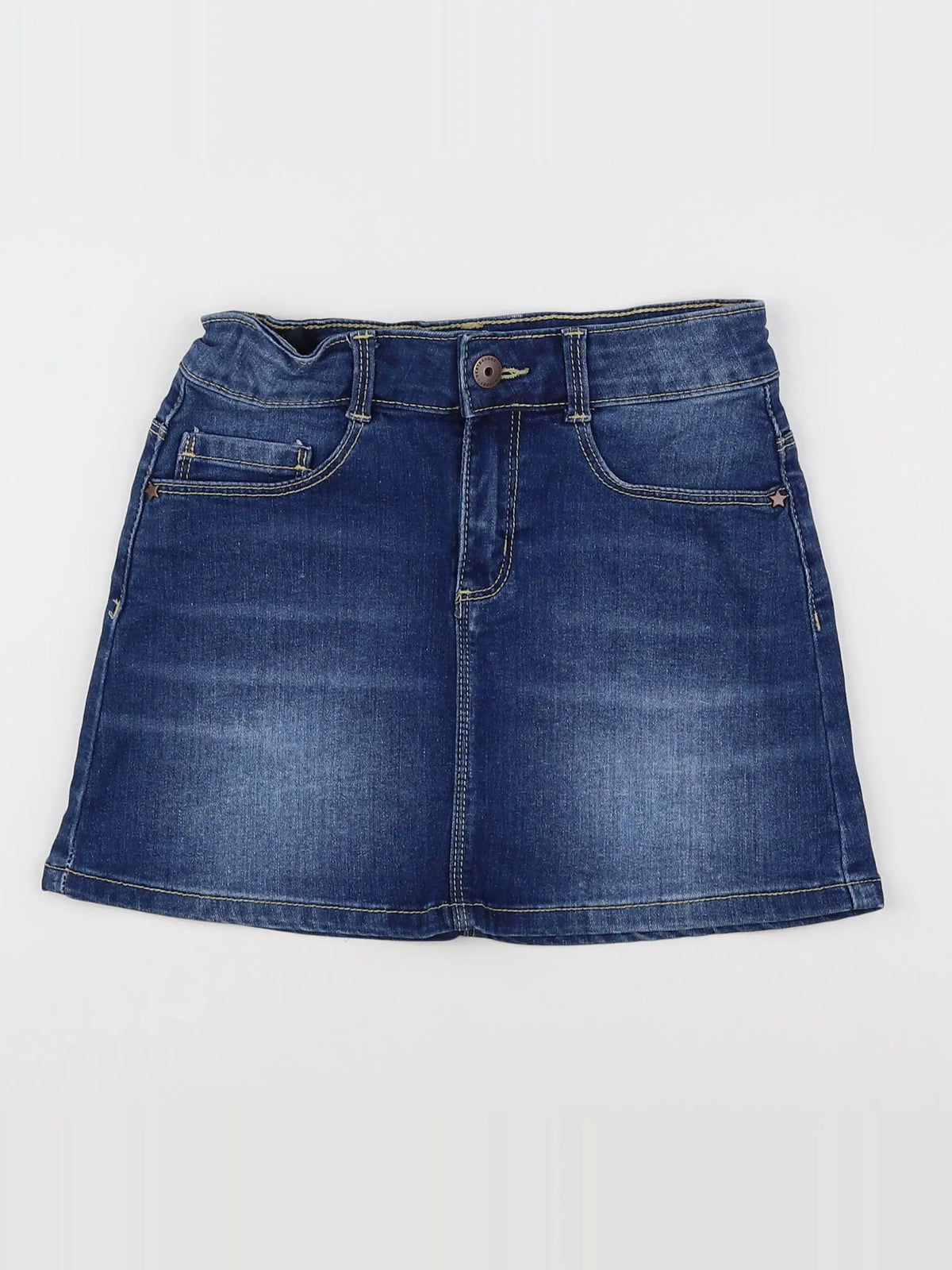 Vertbaudet - jupe bleu - 9 ans