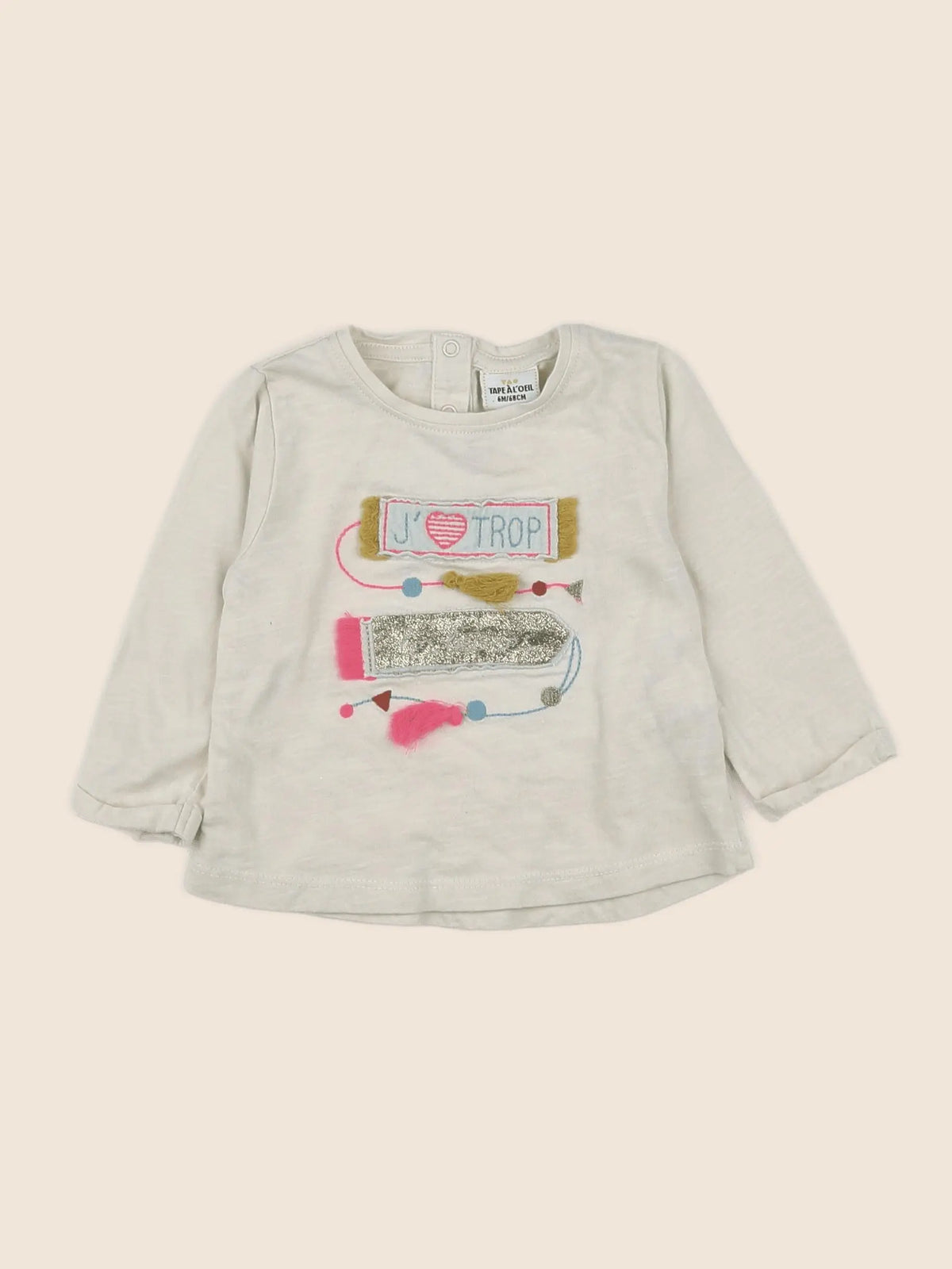 Tape à l'oeil - tee-shirt multicolore - 6 mois